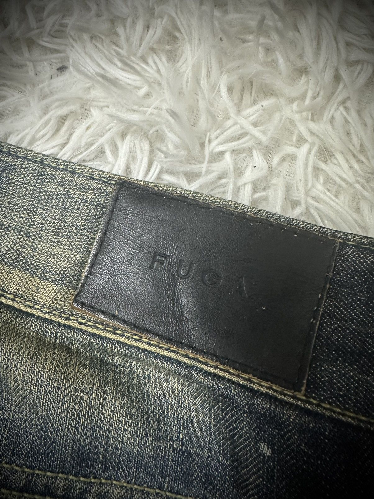 If Six Was Nine rare 00s vanquish x fuga washed spiral flare denim jeans Size US 33 - 8 Thumbnail