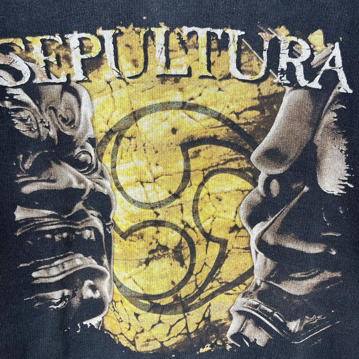 Band Tees SEPULTURA 90S VINTAGE MASK HOODIE SWEATSHIRT AGAINST Size US XL / EU 56 / 4 - 8 Thumbnail