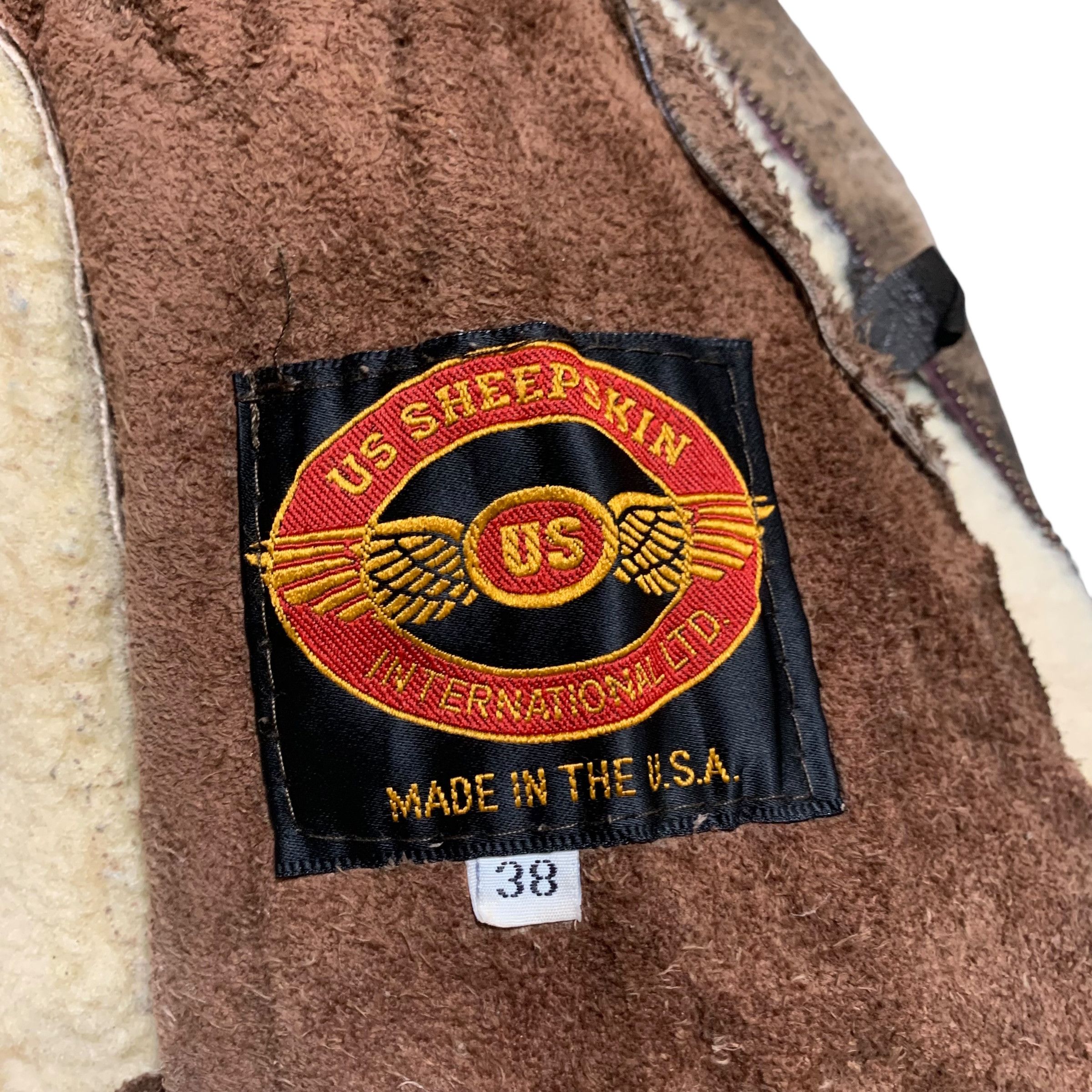 Other Vintage US Sheepskin International B3 Jacket Made In USA Size US M / EU 48-50 / 2 - 7 Thumbnail