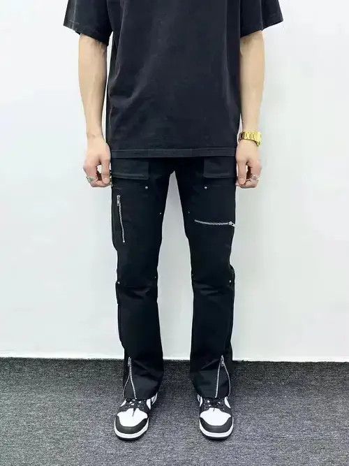 VIBE utility tactical zipper flared pants Size US 30 / EU 46 - 2 Thumbnail