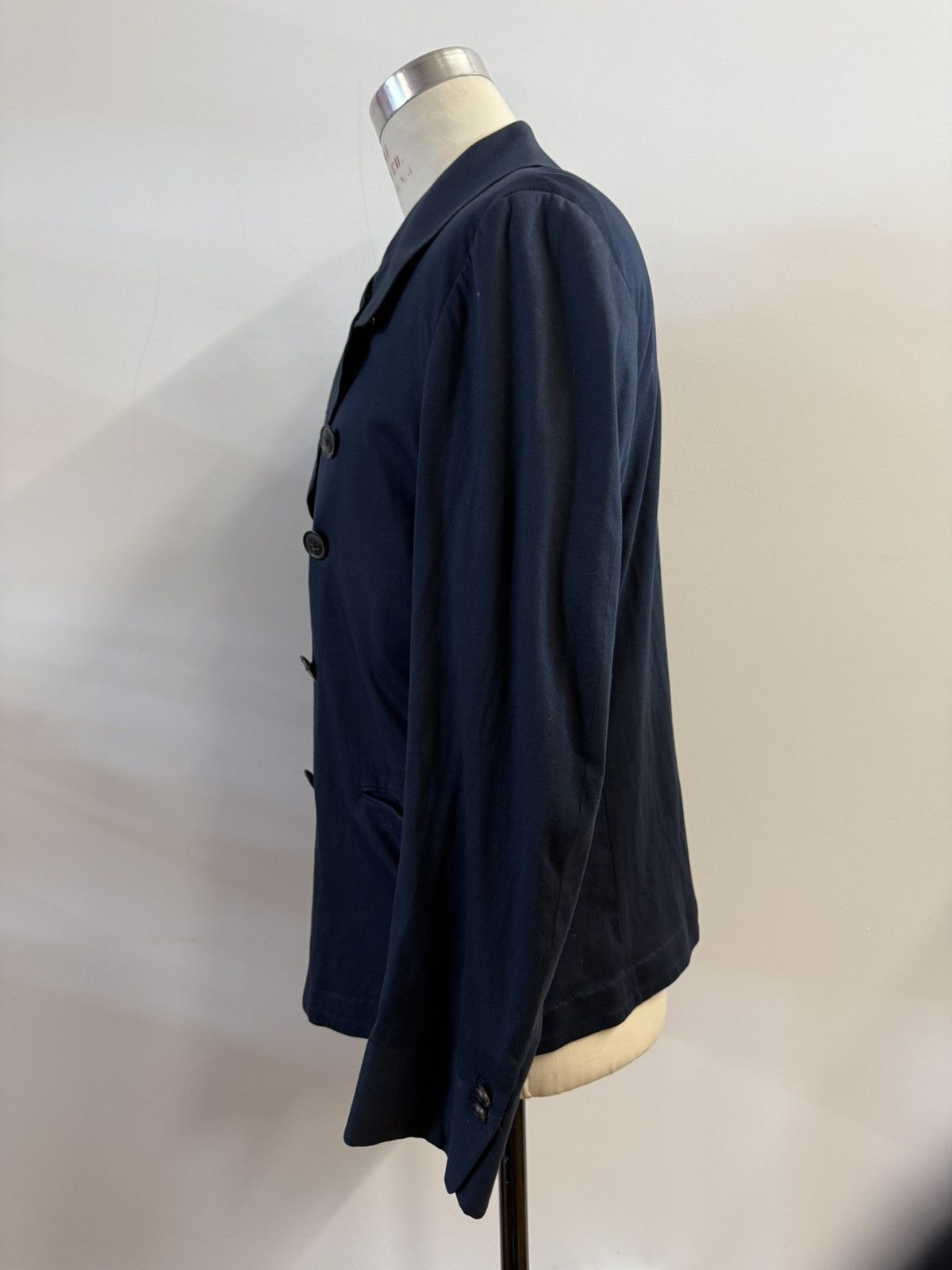 Paul Smith Paul Smith Mainline Navy Double-Breasted cropped Peacoat-XL Size US XL / EU 56 / 4 - 4 Thumbnail