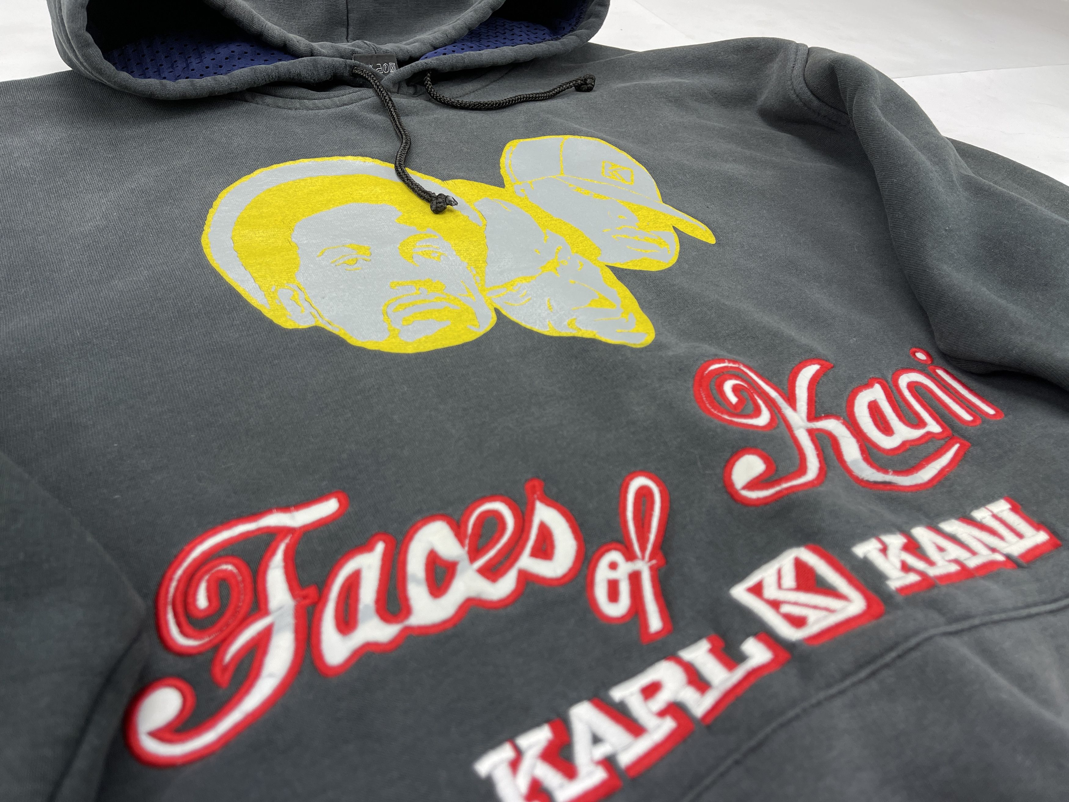 Karl Kani KARL KANI hoodie Faces of Kani vintage hip hop sweatshirt XL Size US XL / EU 56 / 4 - 5 Thumbnail
