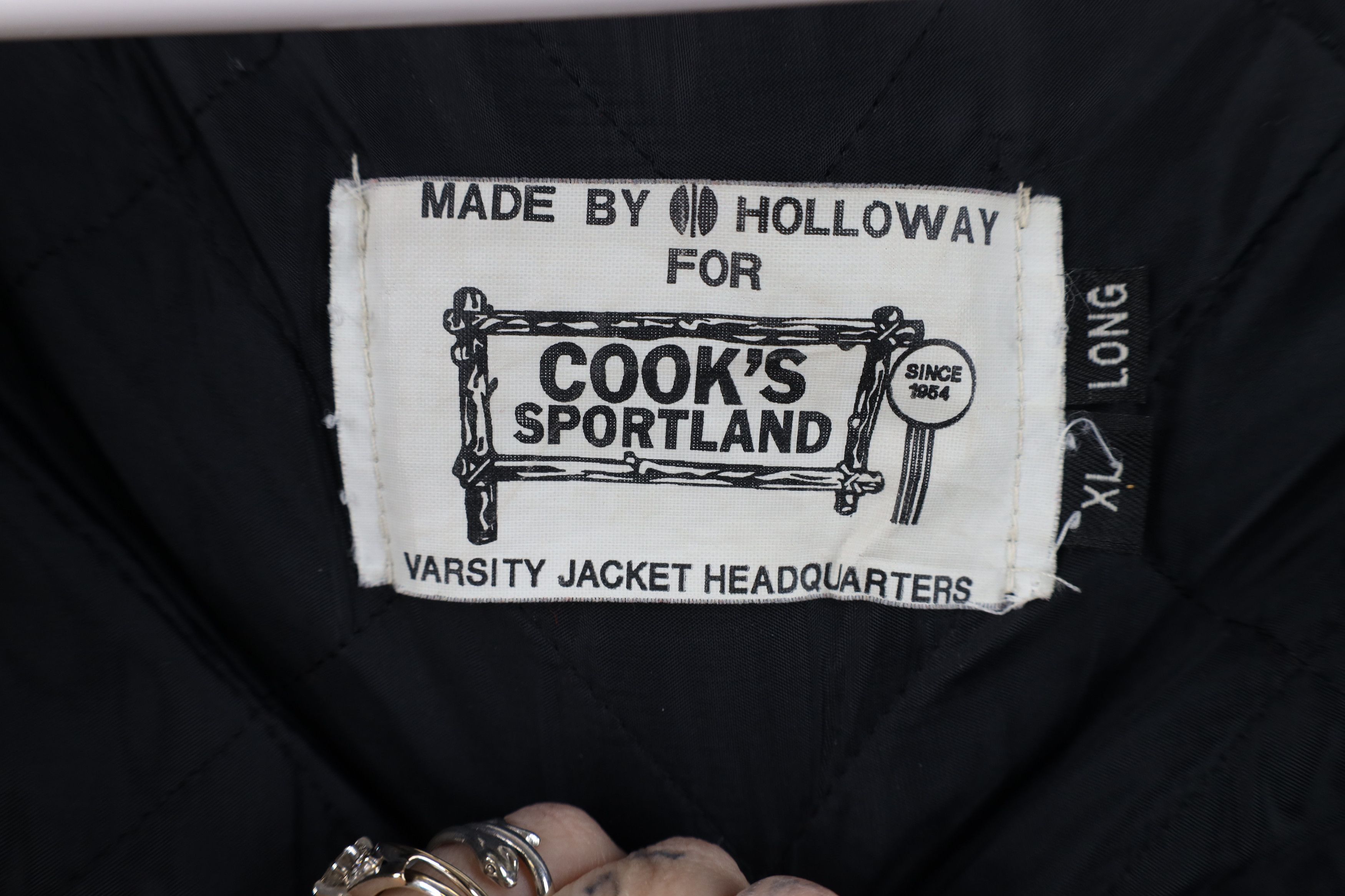 Vintage Vintage 90s Streetwear Long Varsity Letterman Jacket Red USA Size US XL / EU 56 / 4 - 12 Thumbnail