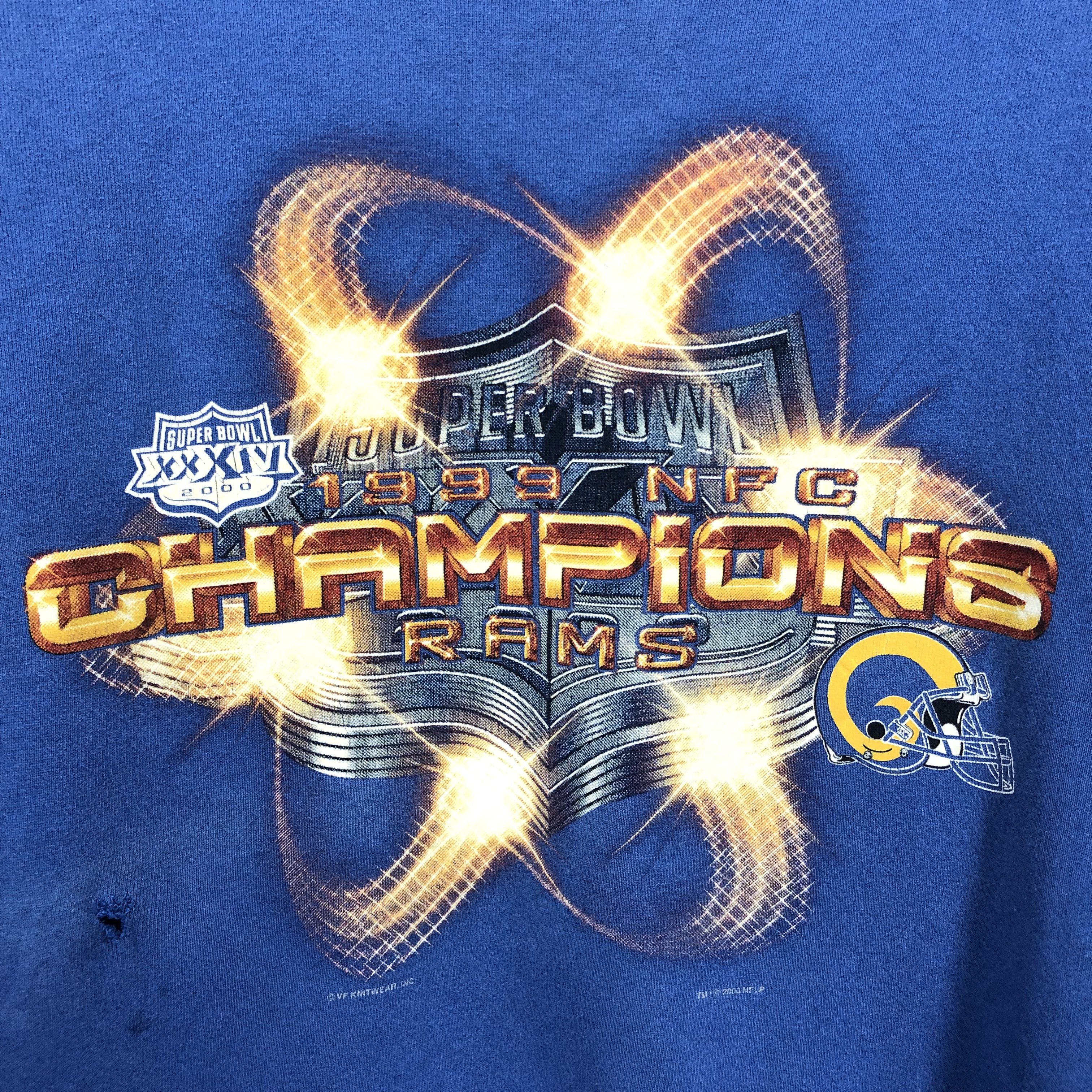Lee Y2K Vintage SUPERBOWL CHAMPIONS RAMS Sweatshirt #1665/04 Size US M / EU 48-50 / 2 - 2 Thumbnail