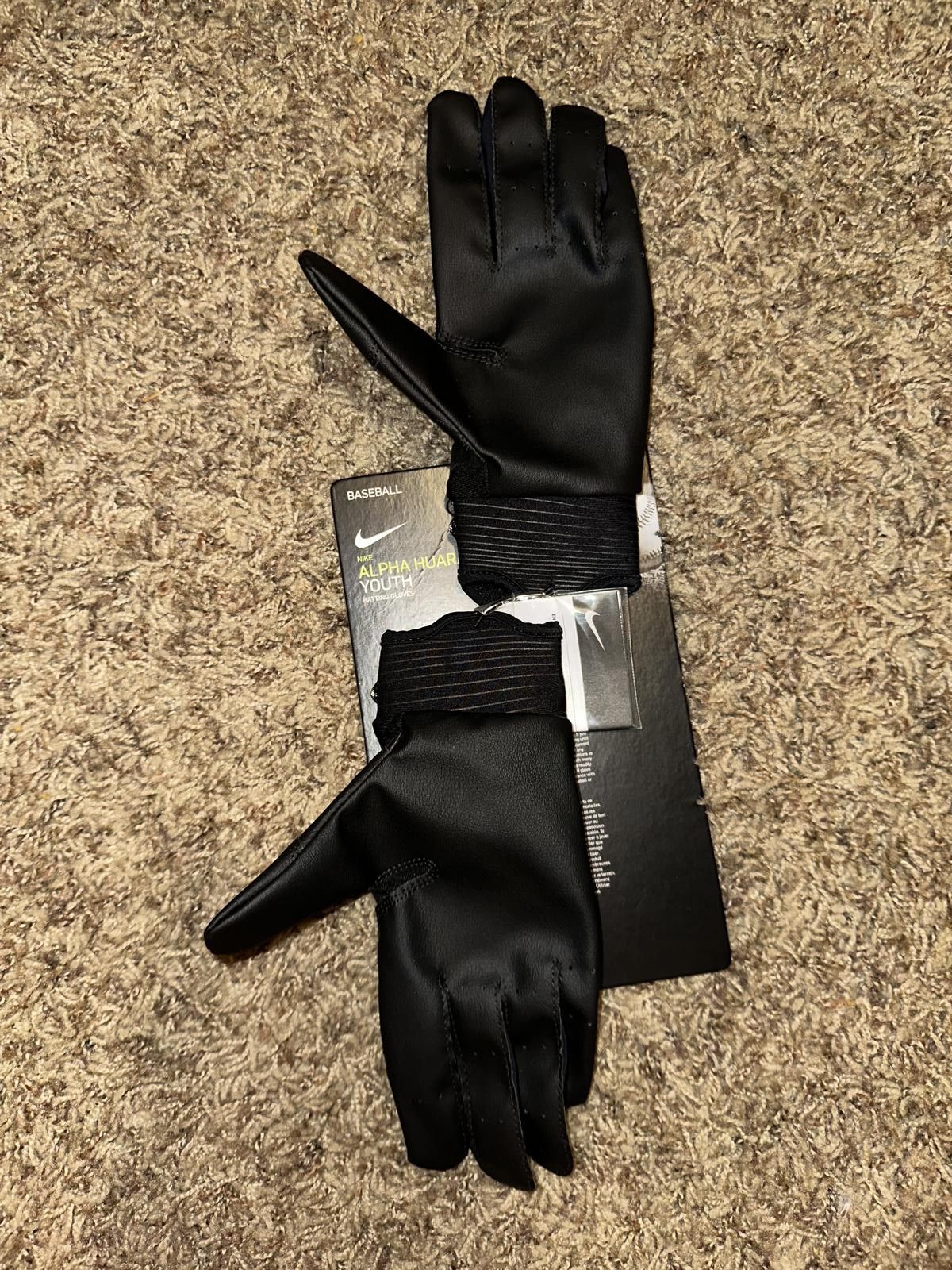 Nike Nike Alpha Huarache Edge Youth Batting Baseball Gloves Size ONE SIZE - 4 Thumbnail