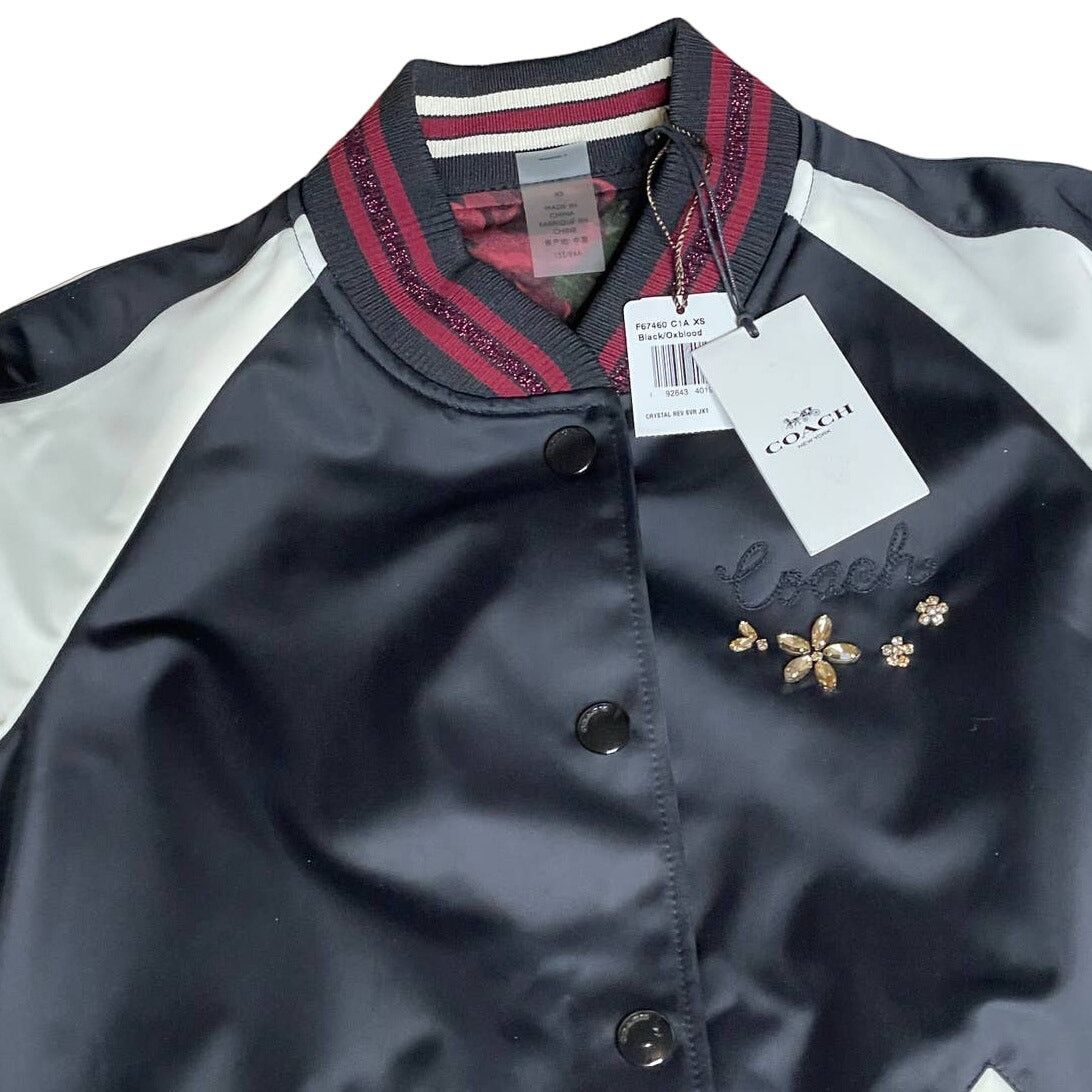 Coach Coach Reversible Tossed Peony Print Souvenir Jacket XS Size US XS / EU 42 / 0 - 9 Thumbnail