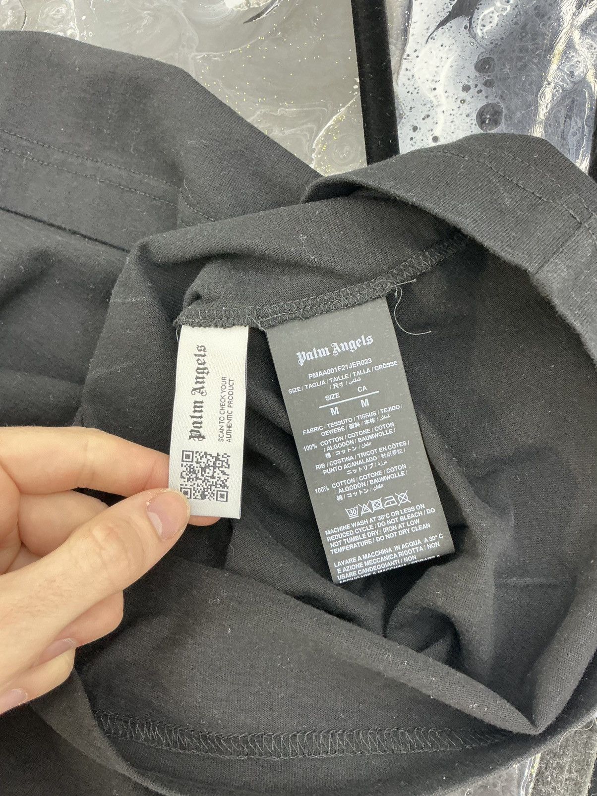 Palm Angels Palm Angels Bear Tee Black Size M Size US M / EU 48-50 / 2 - 9 Thumbnail