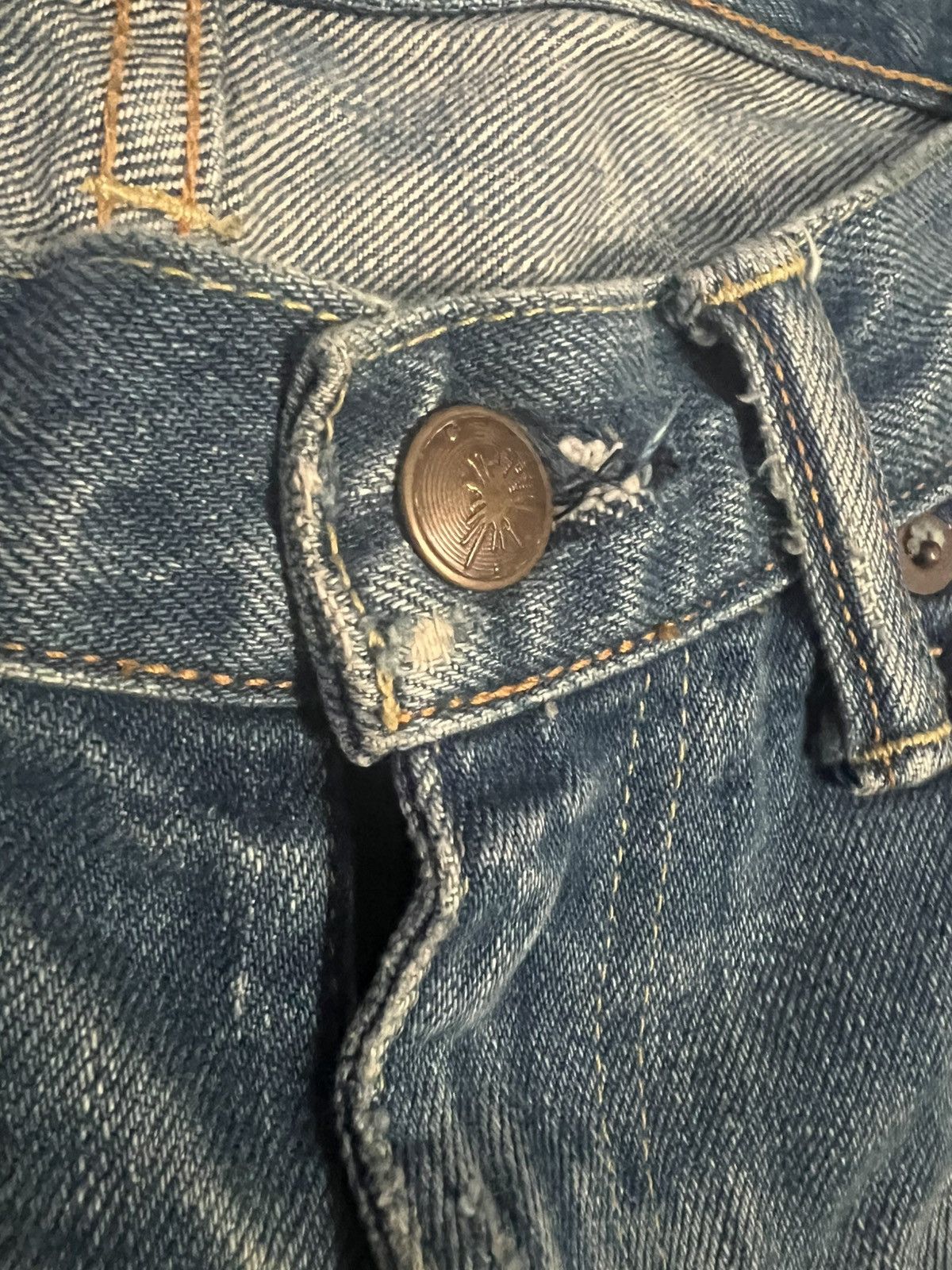 Maison MIHARA YASUHIRO Mihara Distressed skinny jeans Size 27" / US 4 / IT 40 - 3 Thumbnail