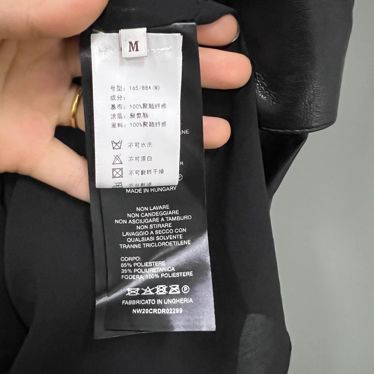 Nanushka Nanushka women's black short-sleeve leather dress S M new Size M / US 6-8 / IT 42-44 - 5 Thumbnail