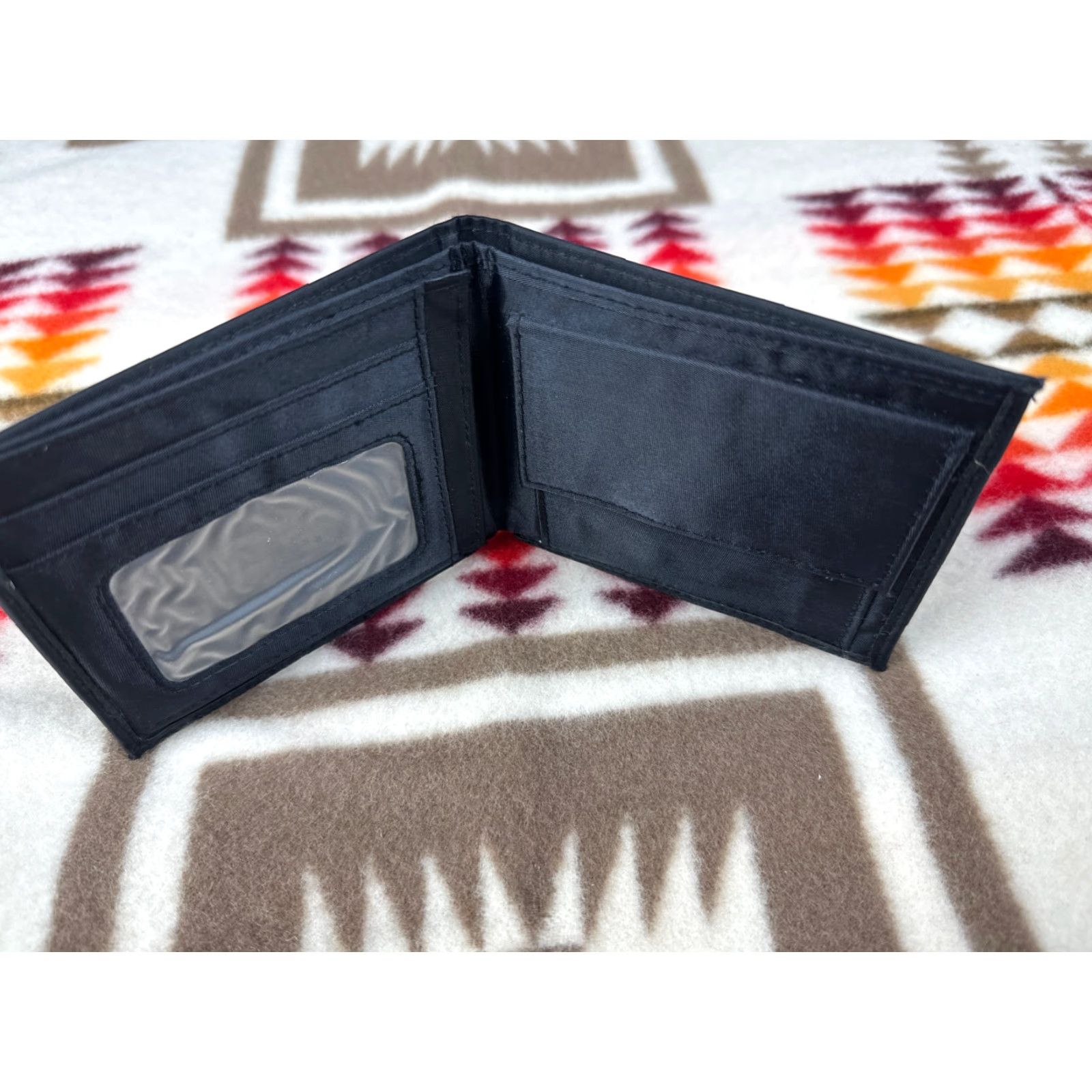 Vintage Working House Mens Bi Fold Black Wallet Size ONE SIZE - 3 Thumbnail