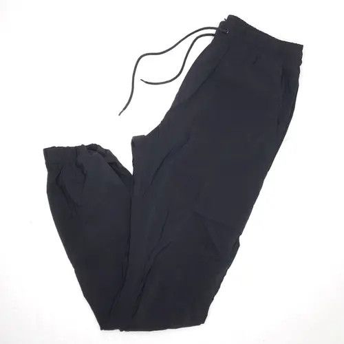 Japanese Brand × Vintage Slim Elastic Waist Black Joggers Size 28" / US 6 / IT 42 - 1 Thumbnail