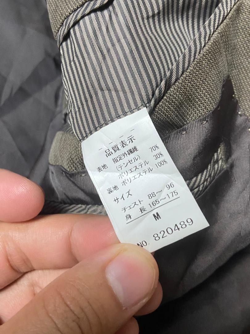 Japanese Brand Bensalina Single Breasted Polyester Blazer (175) Size US M / EU 48-50 / 2 - 4 Thumbnail