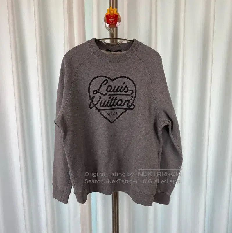 Louis Vuitton Gray Cotton Men's Sweatshirt .