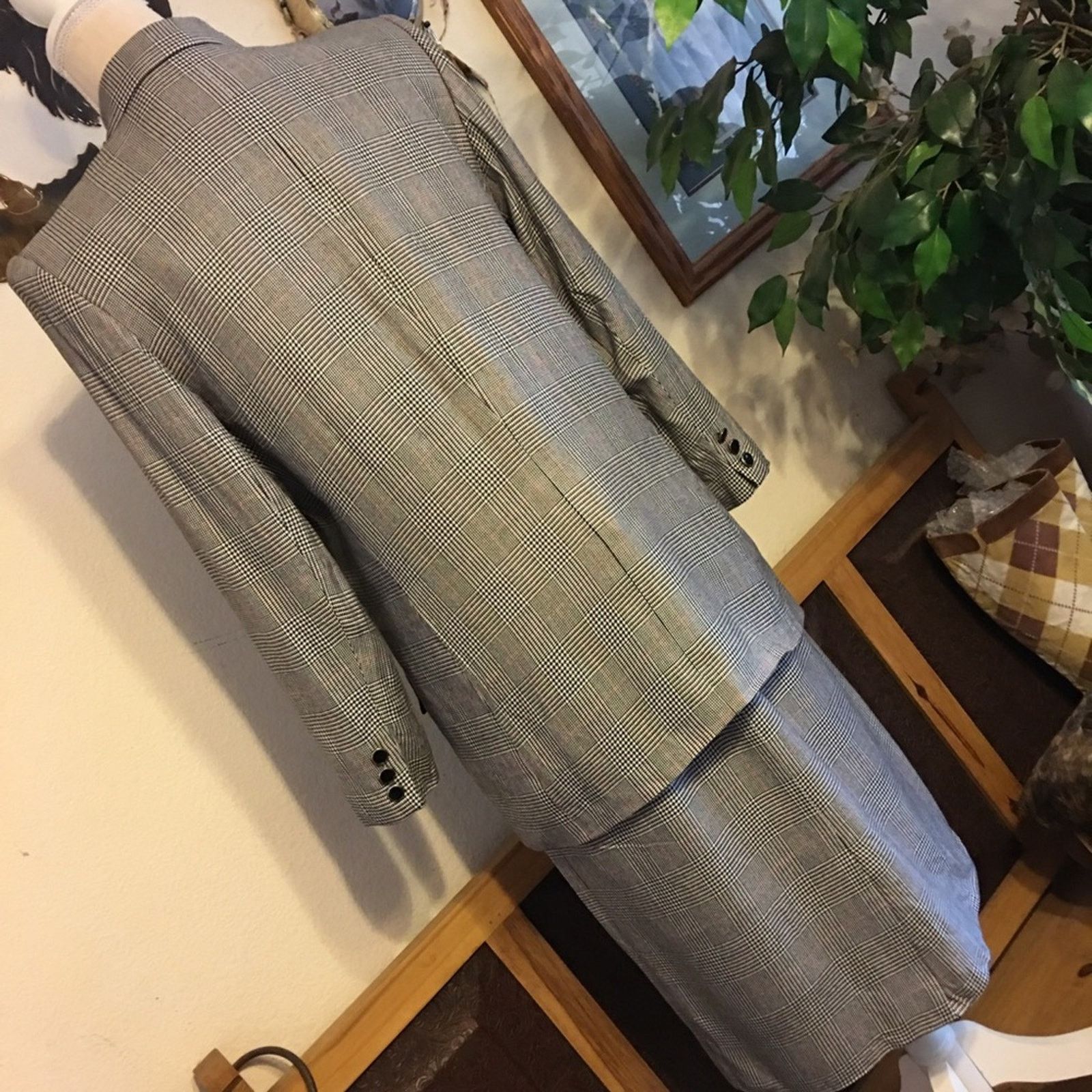 Worthington Worthington classy houndstooth lined skirt suit 10 Size L / US 10 / IT 46 - 4 Thumbnail