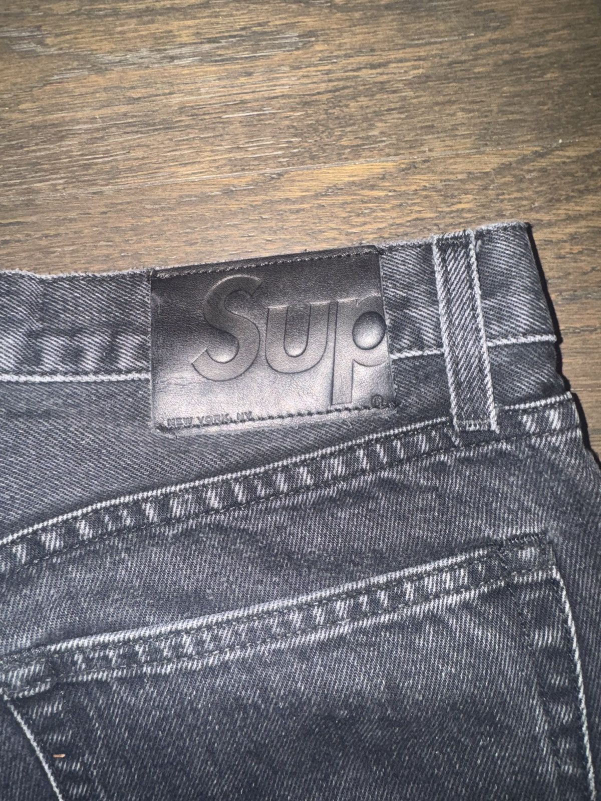 Supreme Supreme slim black jean Size US 31 - 3 Thumbnail