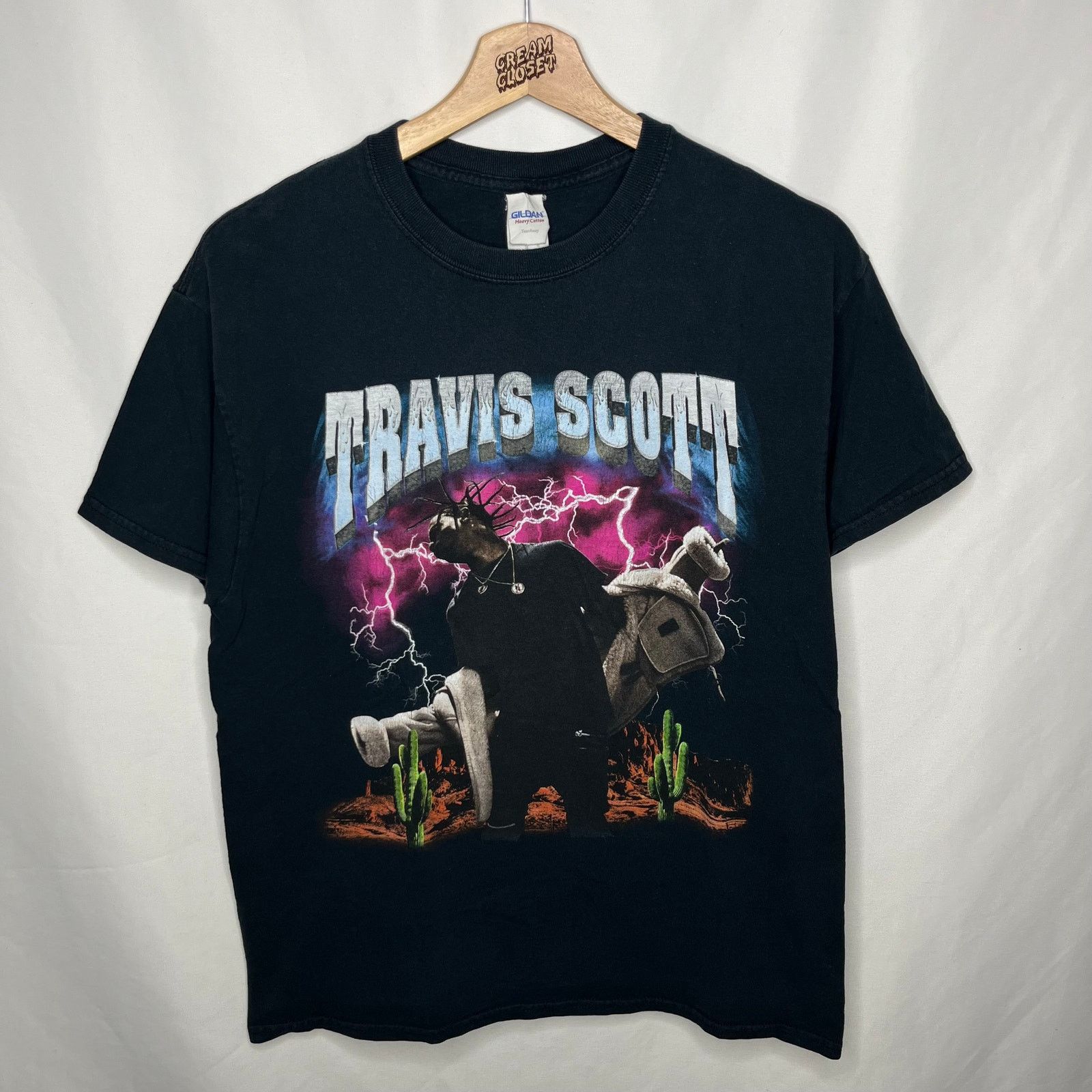 Travis hot Scott Cactus Jack Astroworld Festival DJ Screw Hip Hop Rap Tour Merch Tee