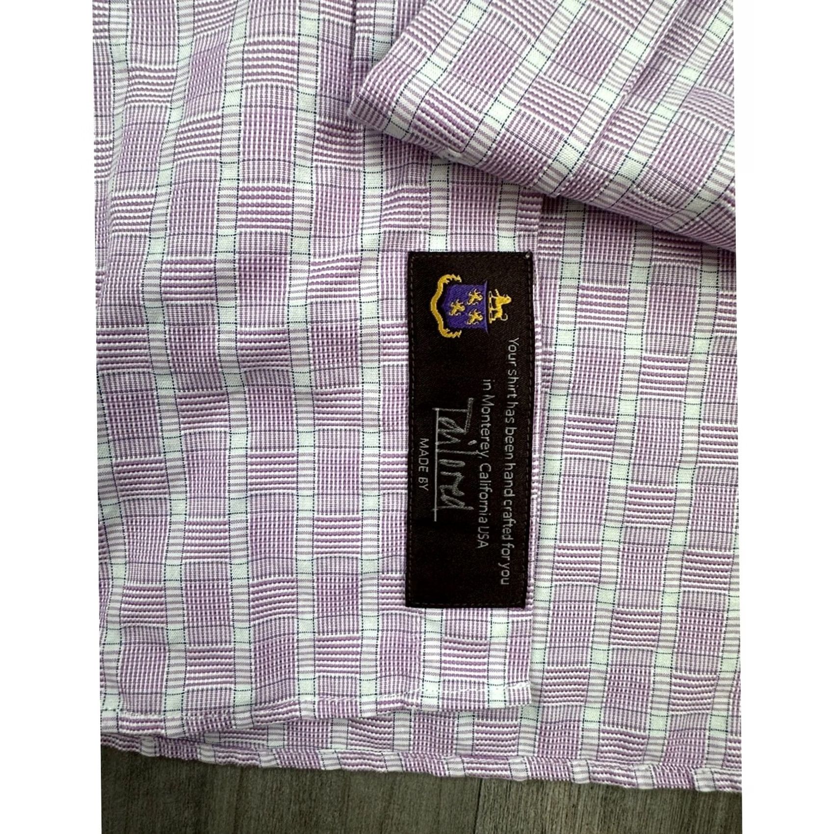 Robert Talbott Robert Talbott Estate Plaid Long Sleeve Button Down Shirt Mens M 15.5 Purple Navy White Size US M / EU 48-50 / 2 - 6 Thumbnail