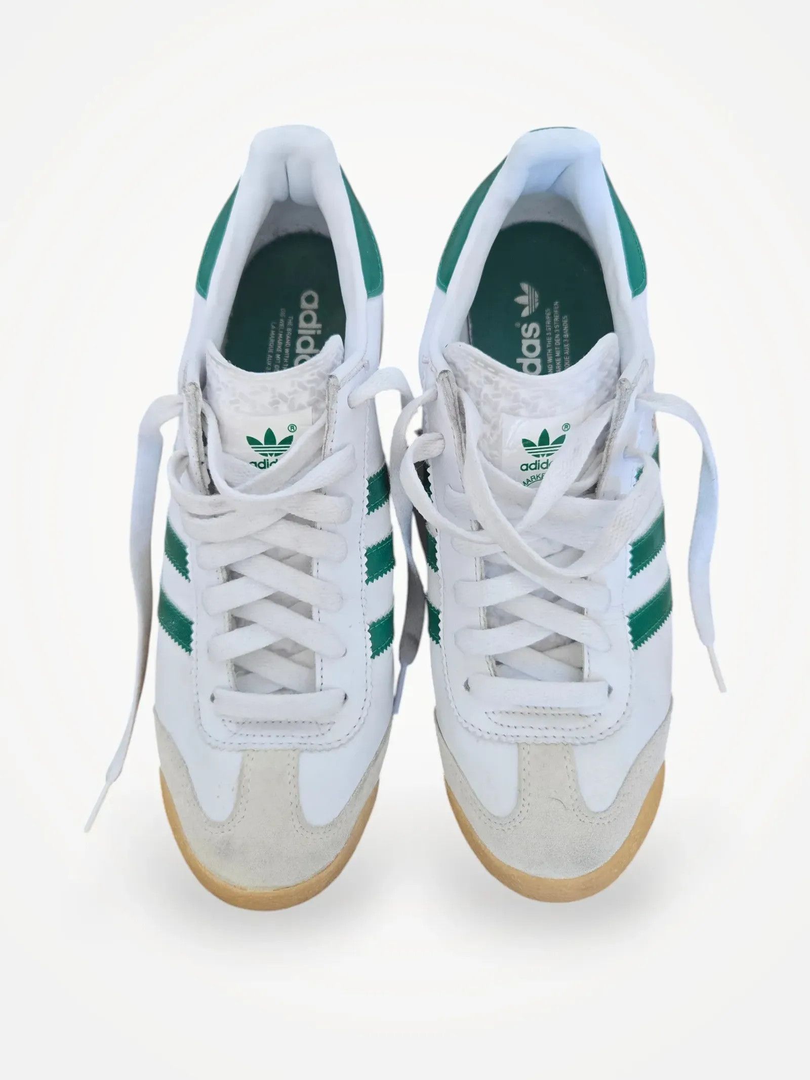 Adidas Adidas Vit adidas sko "ROM" med gröna detaljer. Sneakers Size US 9 / IT 39 - 1 Thumbnail