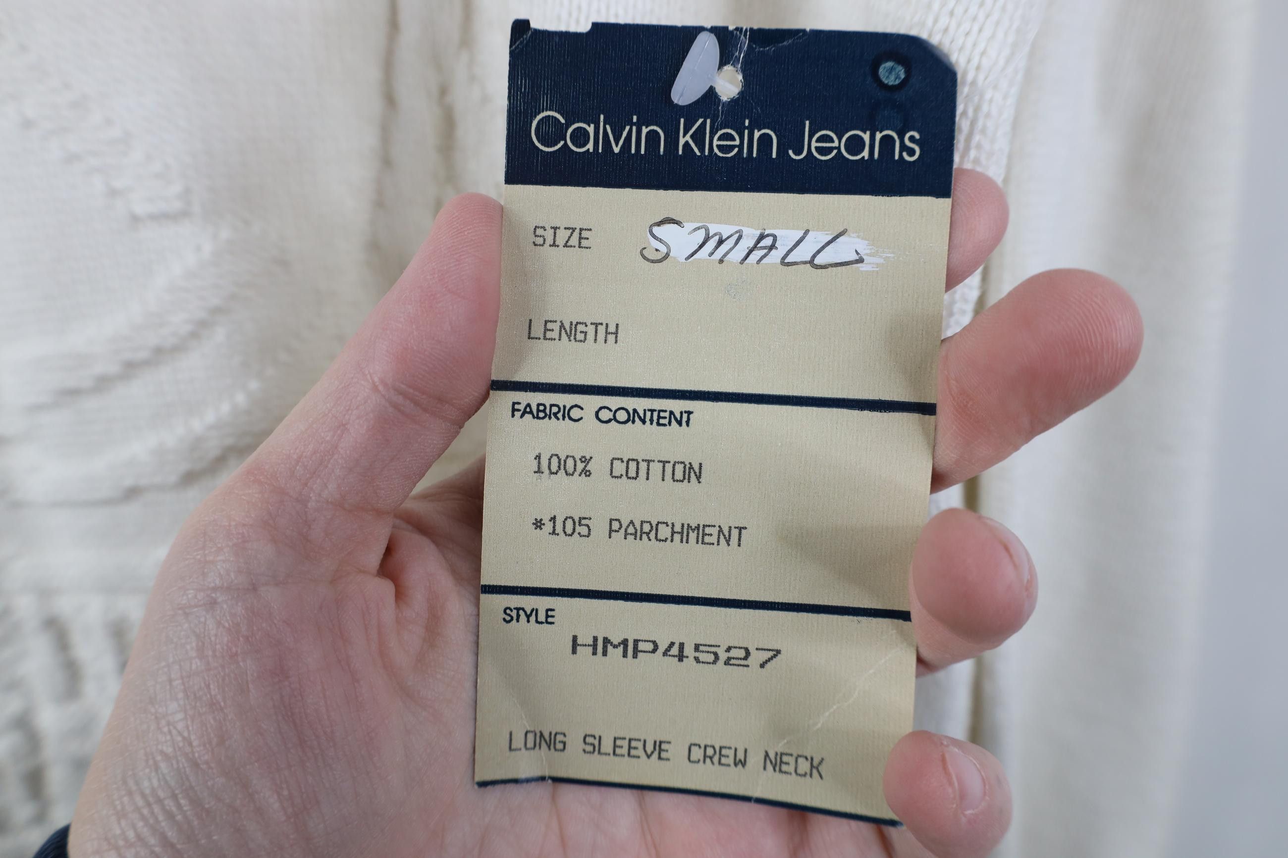 Calvin Klein Deadstock Vintage 90s Calvin Klein Marled Knit Sweater USA Size S / US 4 / IT 40 - 6 Thumbnail