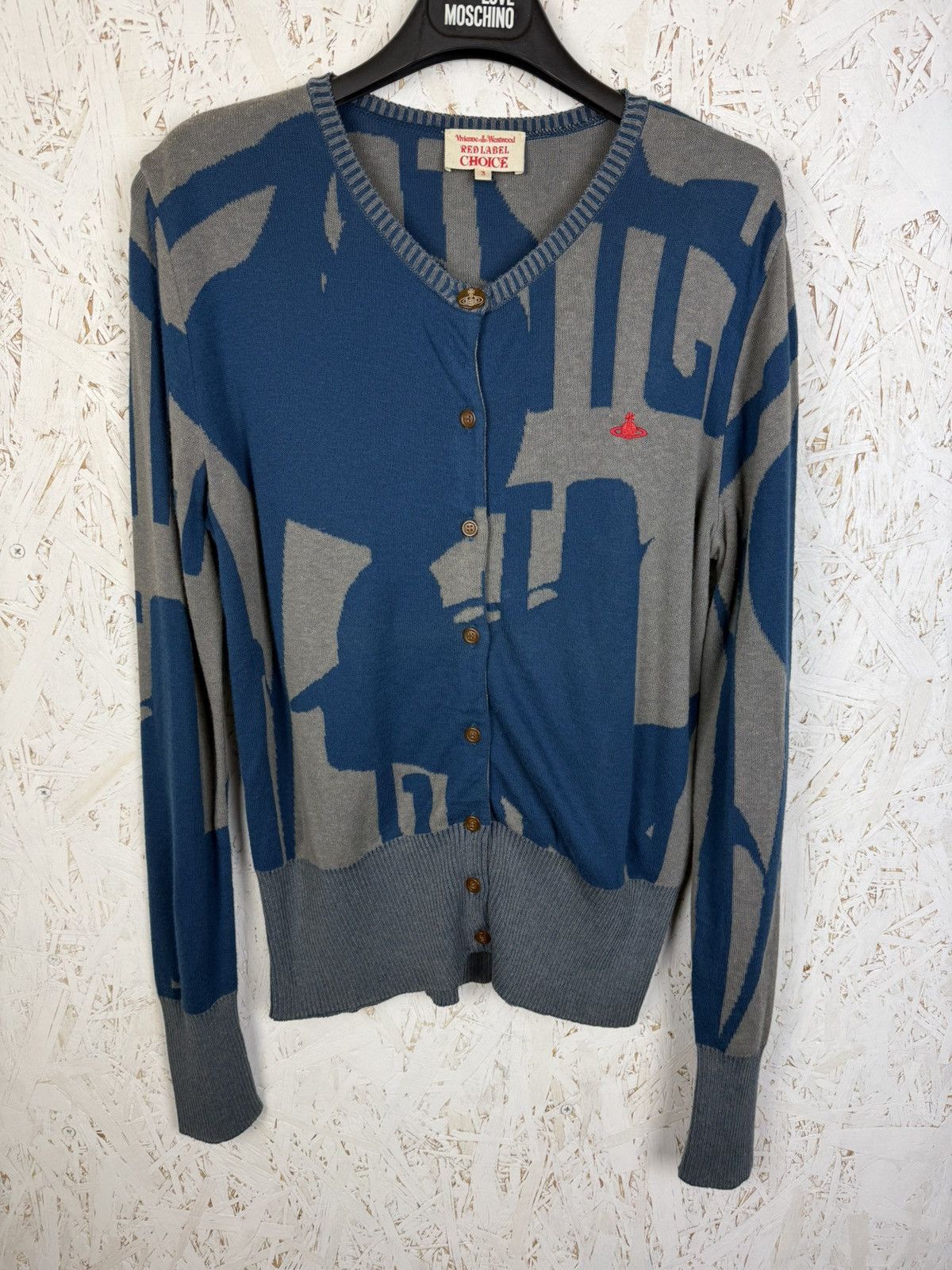 Vivienne Westwood Vivienne Westwood Red Label Allover Print Cardigan Size 3 Size L / US 10 / IT 46 - 1 Thumbnail