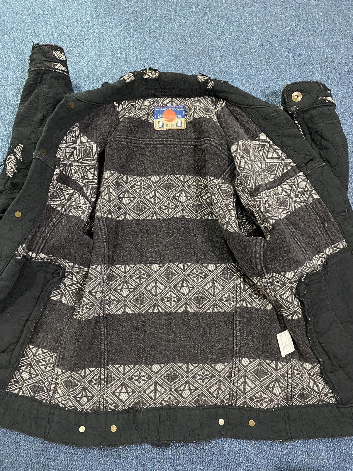 Blackmeans BLACKMEANS DISTRESSED CRUST COTTON JACKET Size S / US 4 / IT 40 - 5 Thumbnail