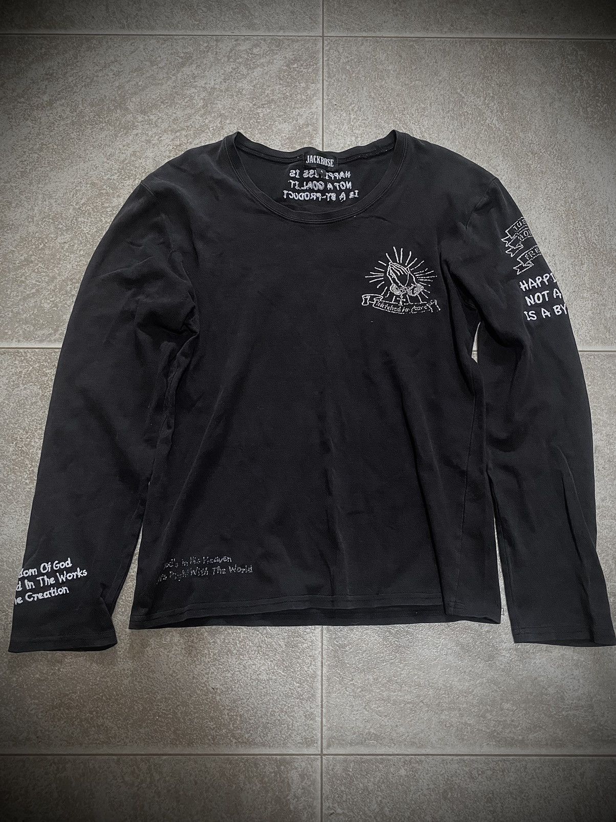 JACKROSE Jackrose pray for good luck ls Size US S / EU 44-46 / 1 - 3 Thumbnail