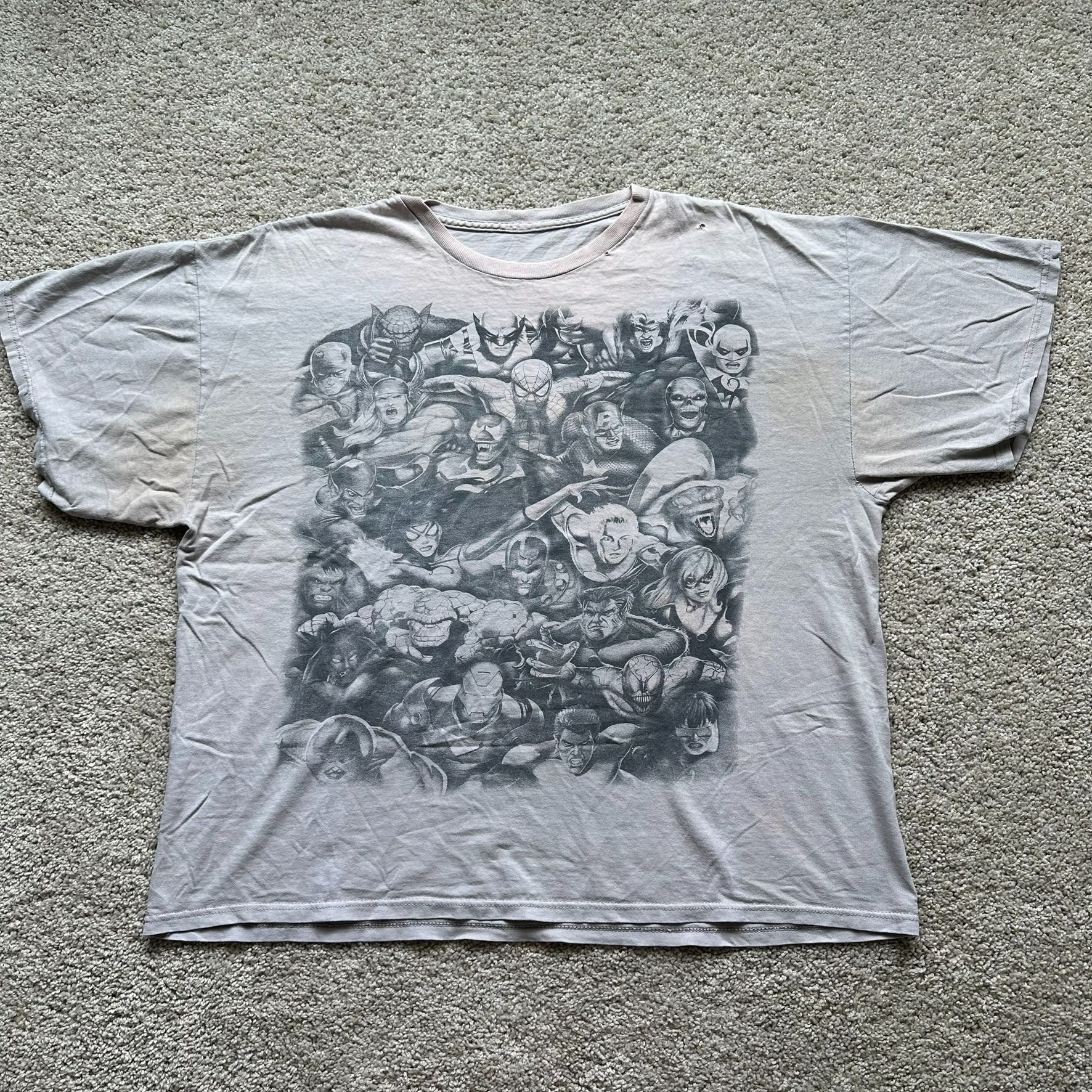 Marvel Comics Vintage Y2K Marvel Comics Characters T-Shirt Big Print MCU A Size US XXL / EU 58 / 5 - 1 Thumbnail