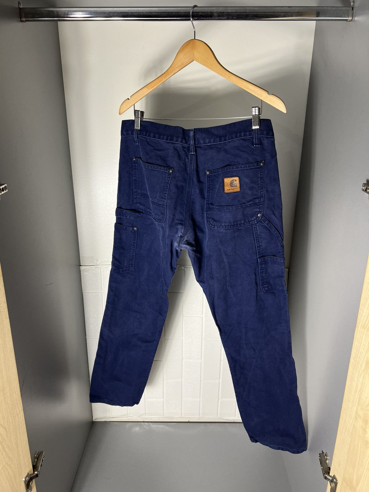 Carhartt Wip × Vintage VERY RARE CARHARTT WORK IN PROGRESS LINCOLN DOUBLE KNEE 90s Size US 33 - 1 Thumbnail