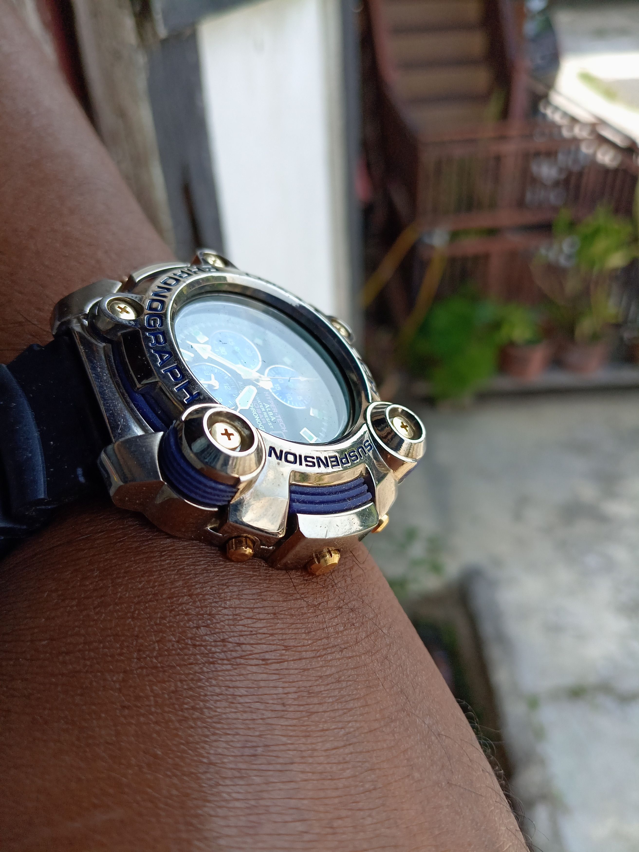 ALBA × Seiko Seiko alba hyper-tech y182-7A40 chronograph watch Size ONE SIZE - 3 Thumbnail