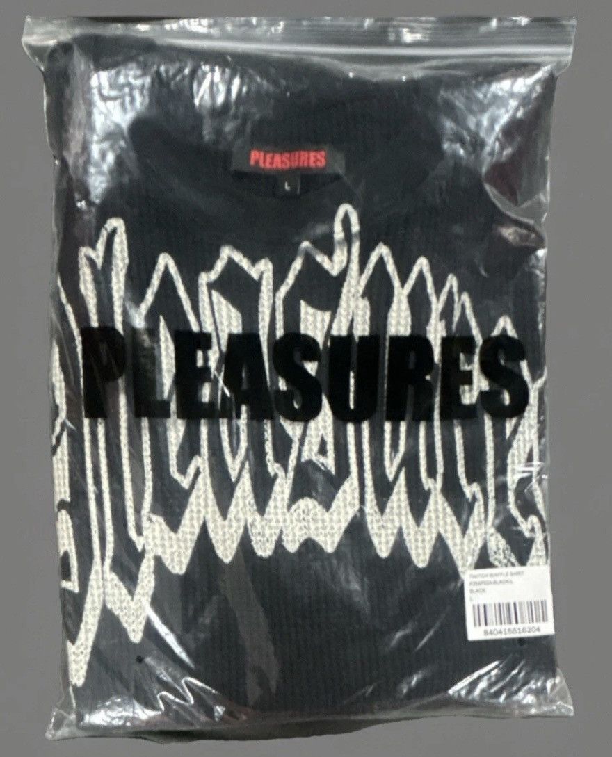 Pleasures PLEASURES Twitch Waffle Shirt - Black Size Large Size US L / EU 52-54 / 3 - 11 Thumbnail