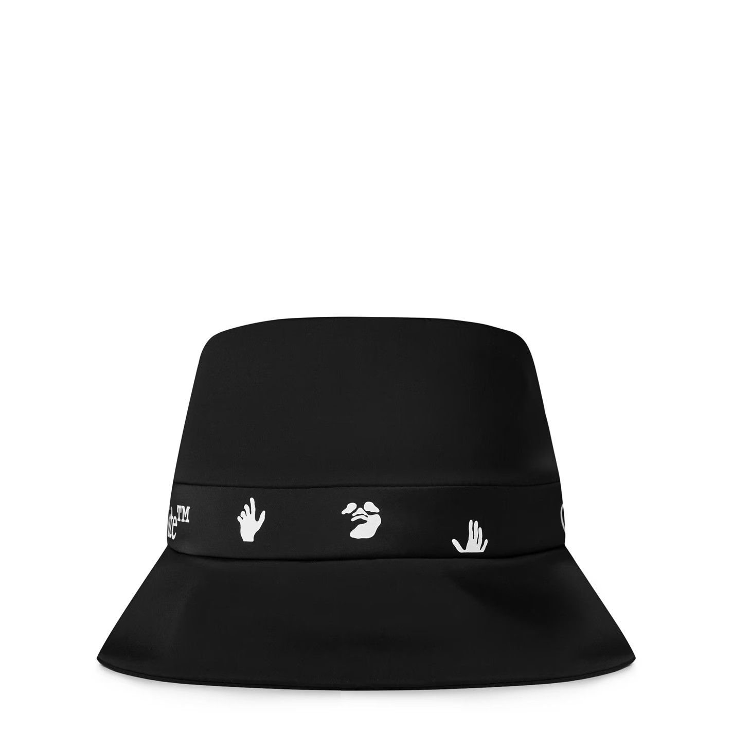 Off-White o1g2r1mq0125 Size: OS / Bucket Hat / Cap in Black Size ONE SIZE - 5 Thumbnail