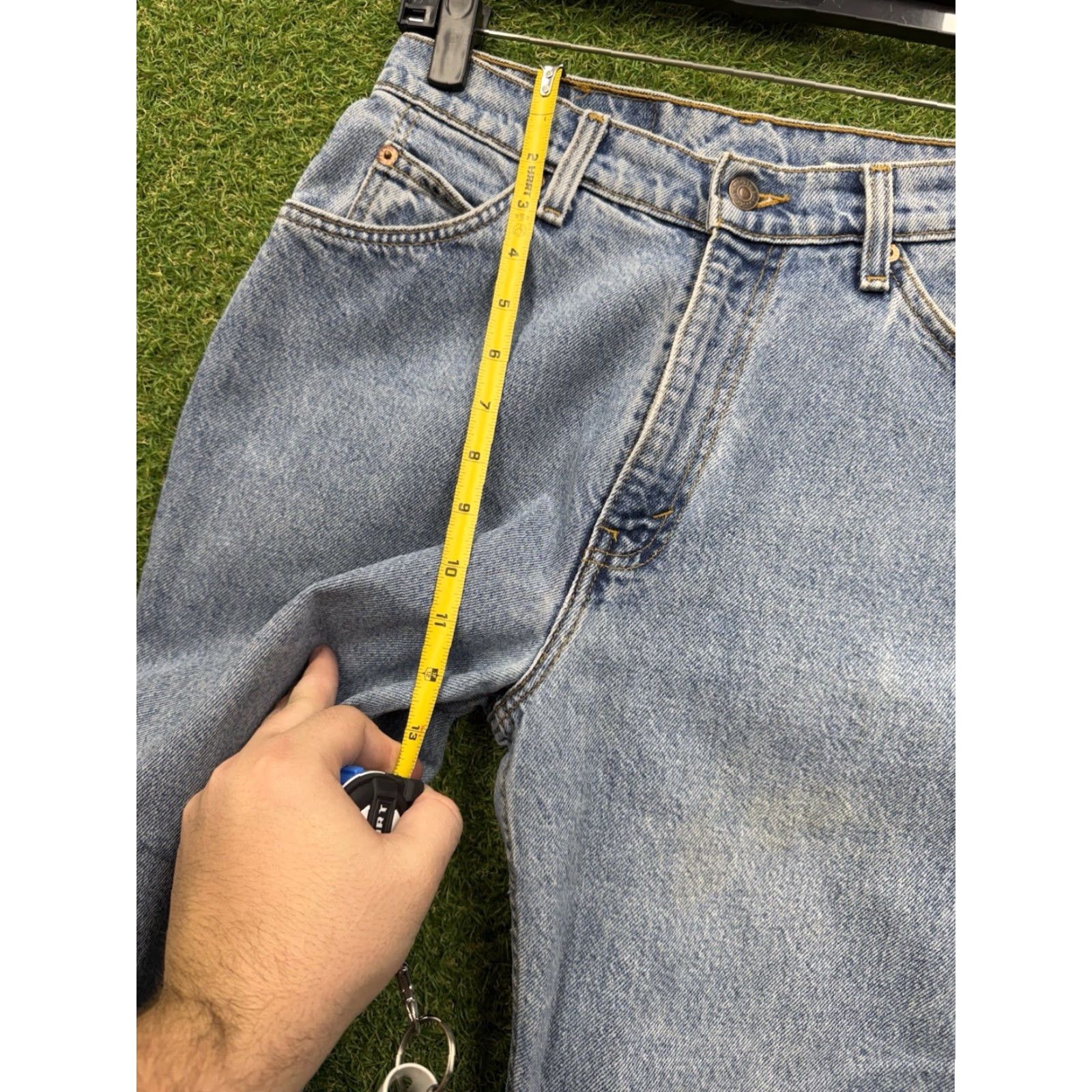 Levi's Levi's 912 Jeans Vintage Womens Slim Fit Tapered Leg 90s Light Wash Blue Denim Cotton 28 11 30in 5-Pocket Style Size 32" / US 10 / IT 46 - 5 Thumbnail
