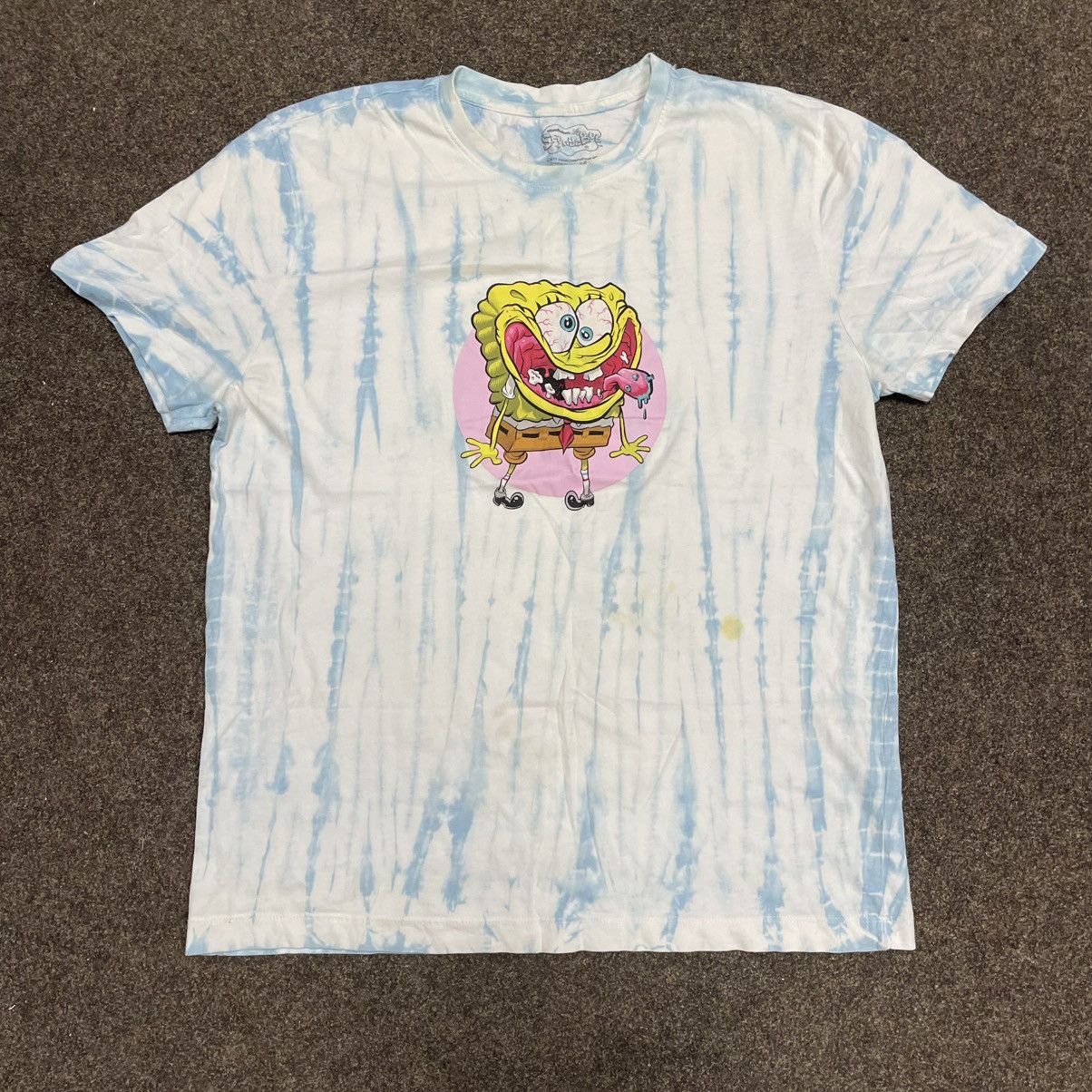 Vintage Vintage Y2K Sun Faded SpongeBob Graphic Tee Oversized Drip L Size US L / EU 52-54 / 3 - 1 Thumbnail