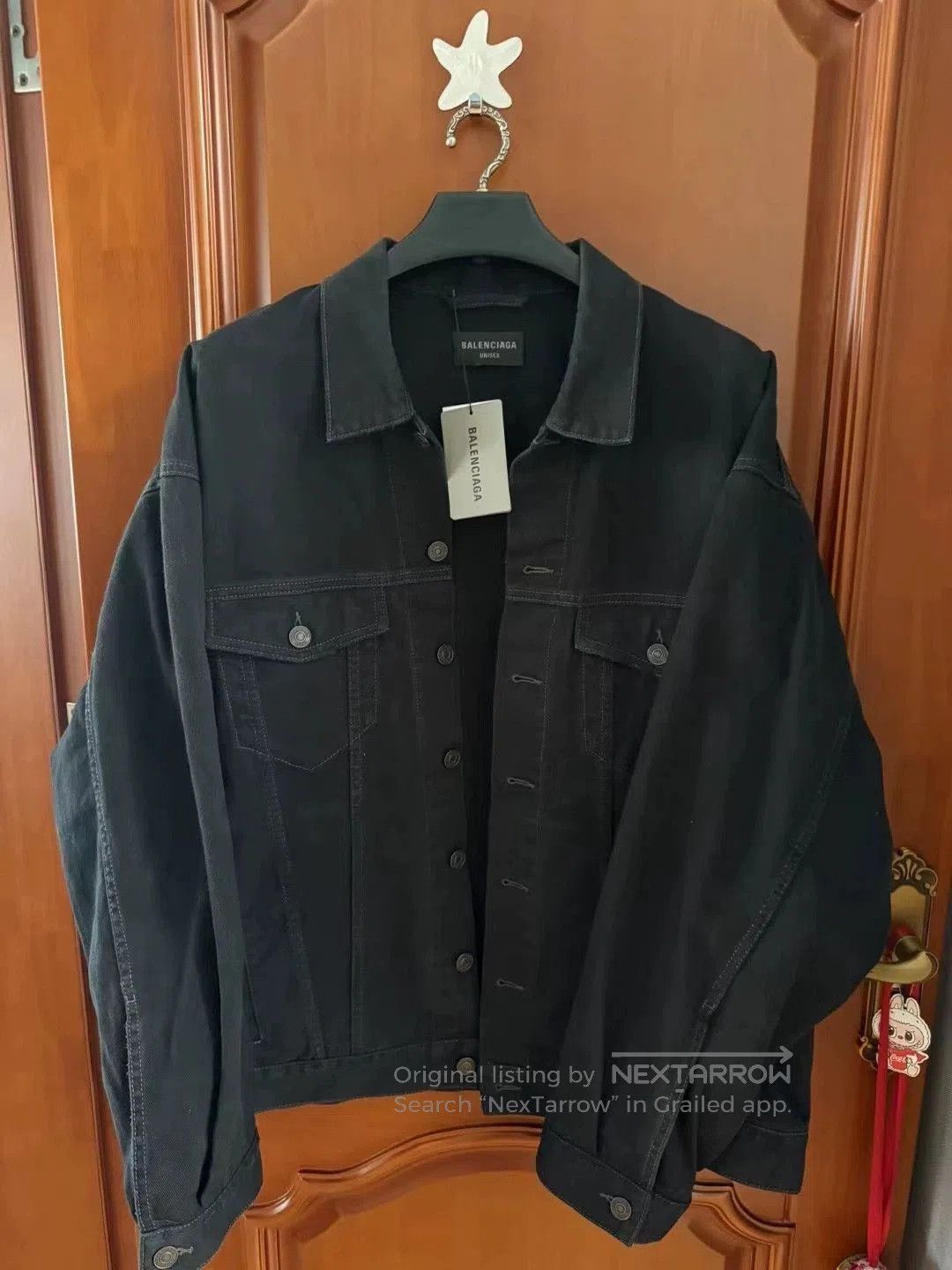 Balenciaga Balenciaga Graffiti Logo Denim Jacket. Size US M / EU 48-50 / 2 - 2 Thumbnail