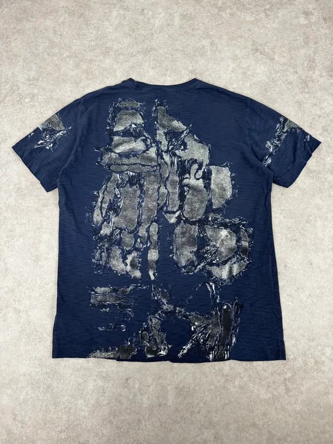 Diesel Diesel Navy Bacteria Graphic Print T-Shirt Size US M / EU 48-50 / 2 - 4 Thumbnail