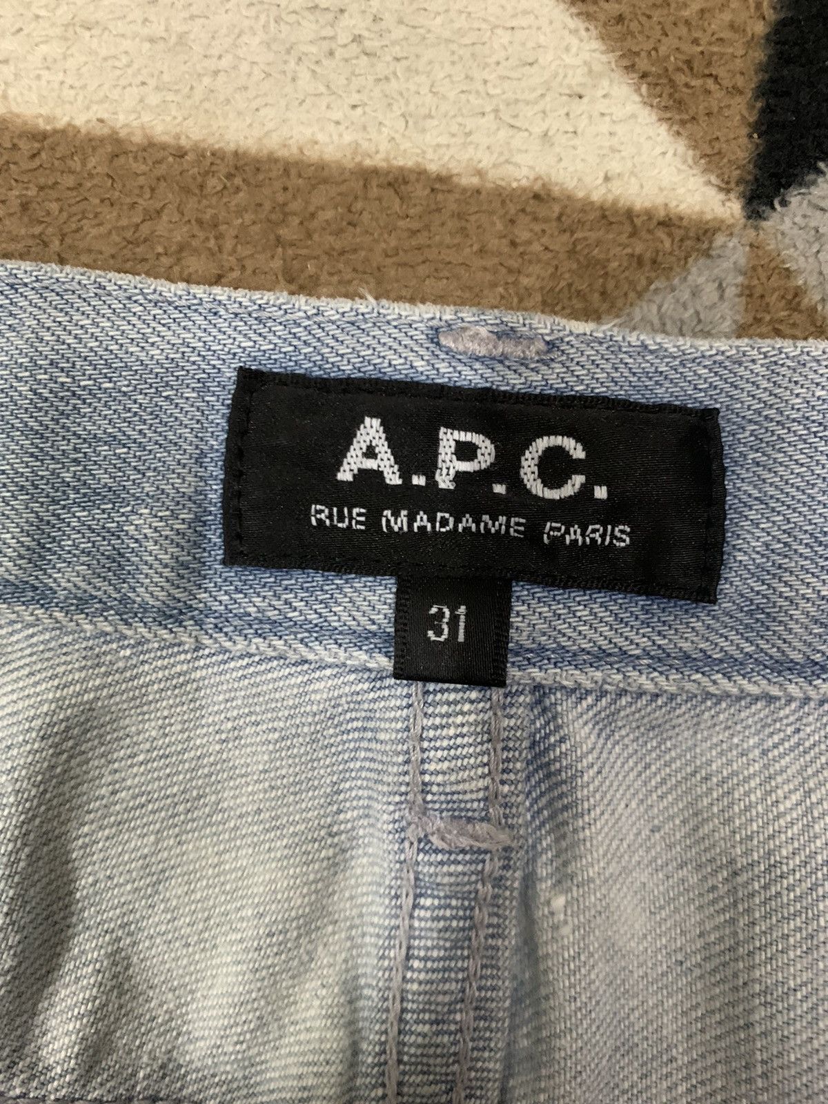 A.P.C. Vintage A.P.C. Rue Madame Paris Distressed Grunge Jeans Size US 32 / EU 48 - 16 Thumbnail