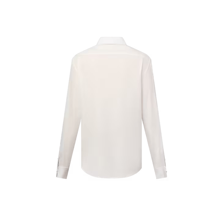 Louis Vuitton Embroidered Classic Shirt - 40 XL Size 40L - 4 Thumbnail