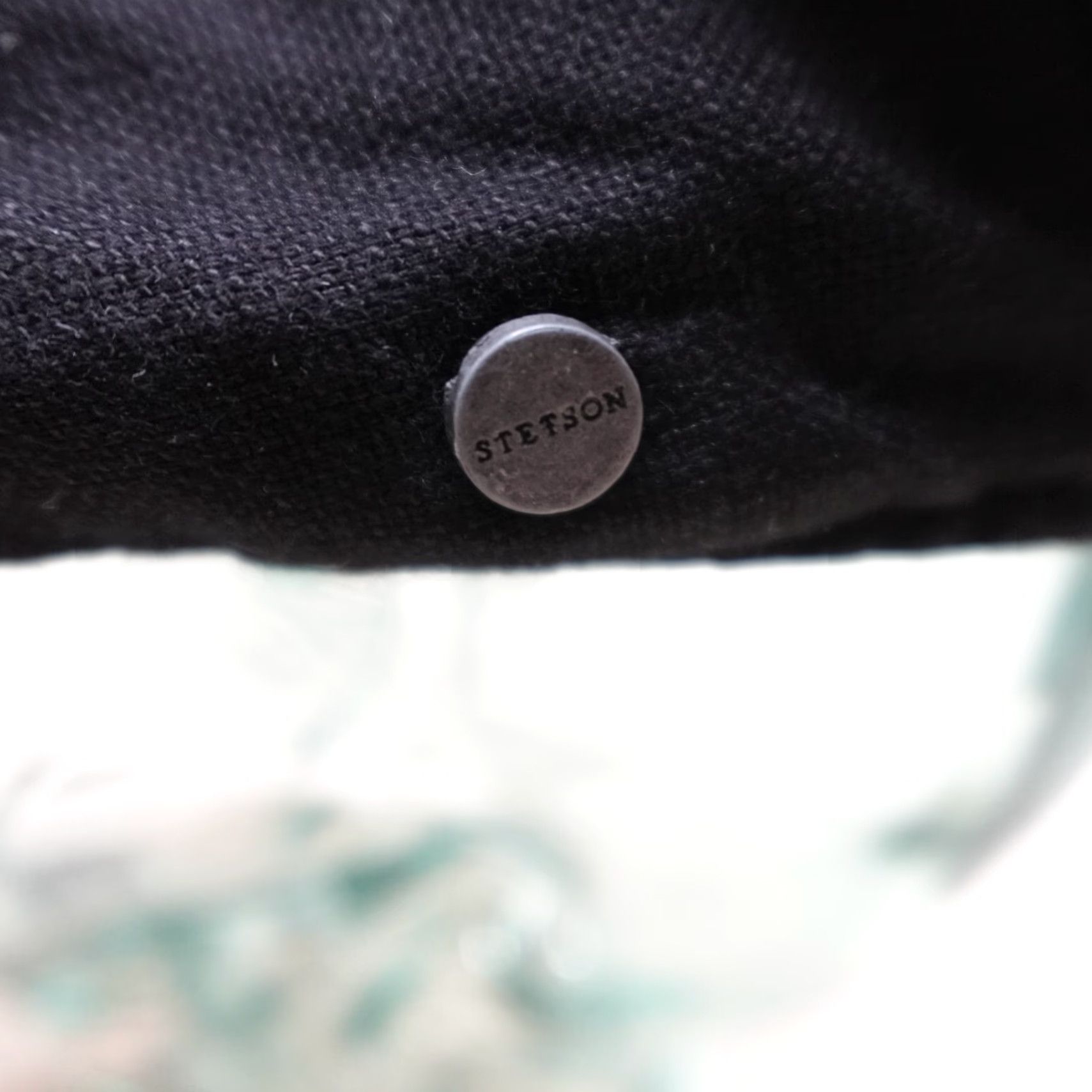 Stetson Stetson Hat Newsboy Cap Black L / XL Men Cotton Solid Style Newsboy Cap Mens Size ONE SIZE - 4 Thumbnail