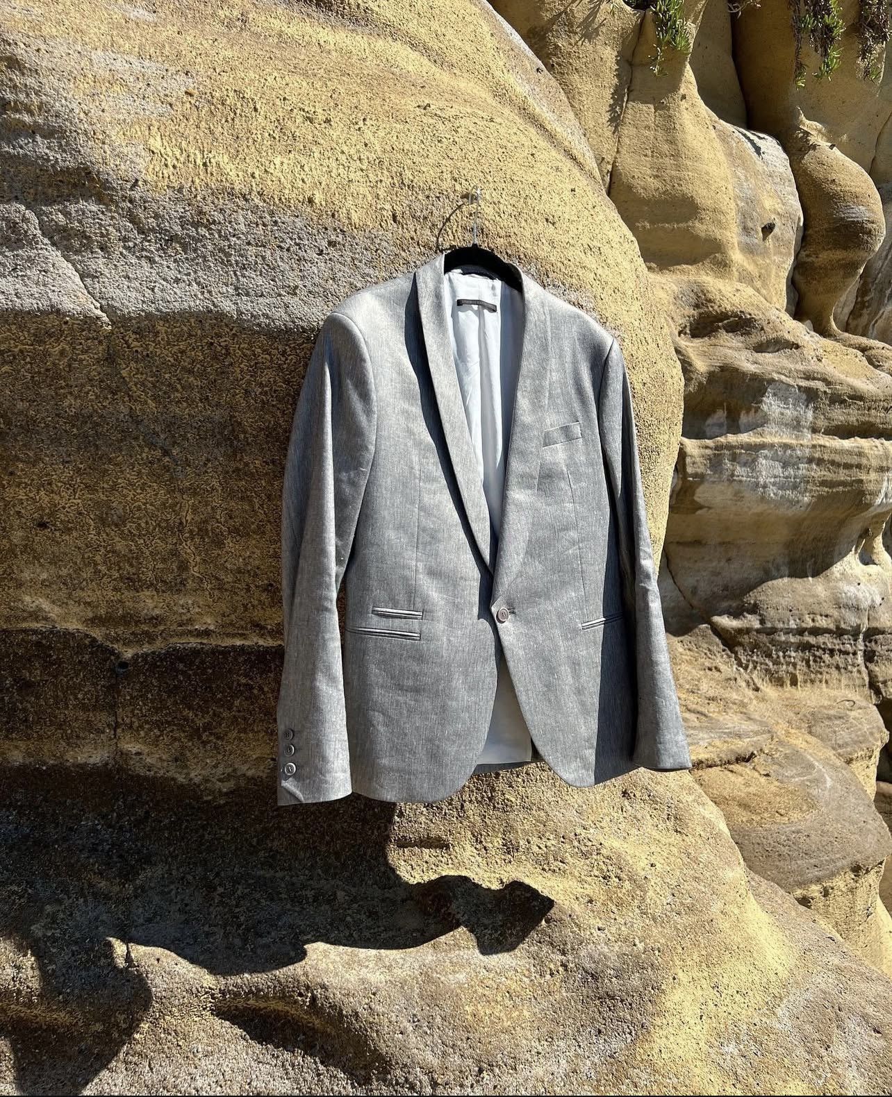 DRYKORN !DS! SS23 Drykorn Foil Gray Blazer Jacket Size US M / EU 48-50 / 2 - 1 Thumbnail