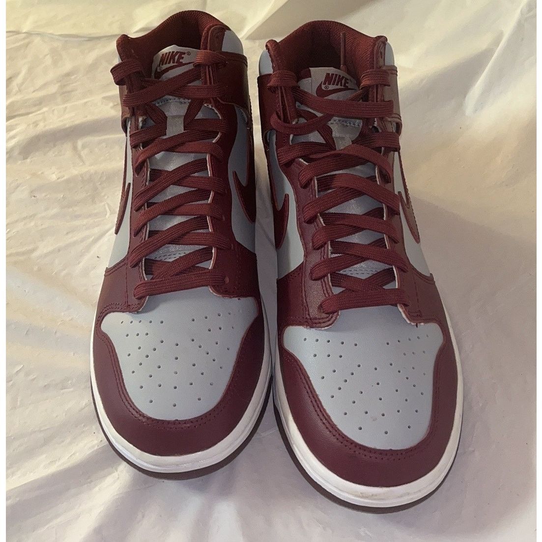 Nike Nike Dunk High Retro Dark Beetroot Wolf Grey DD1399-600 Size US 9.5 / EU 42-43 - 4 Thumbnail