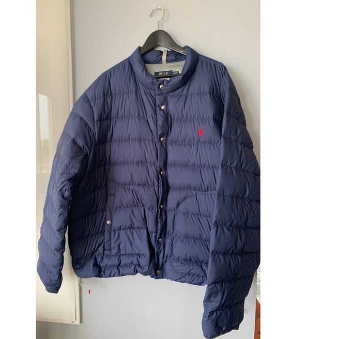 Polo Ralph Lauren Blue Polo Ralph Lauren Goose Down Puffer Puffer Coat