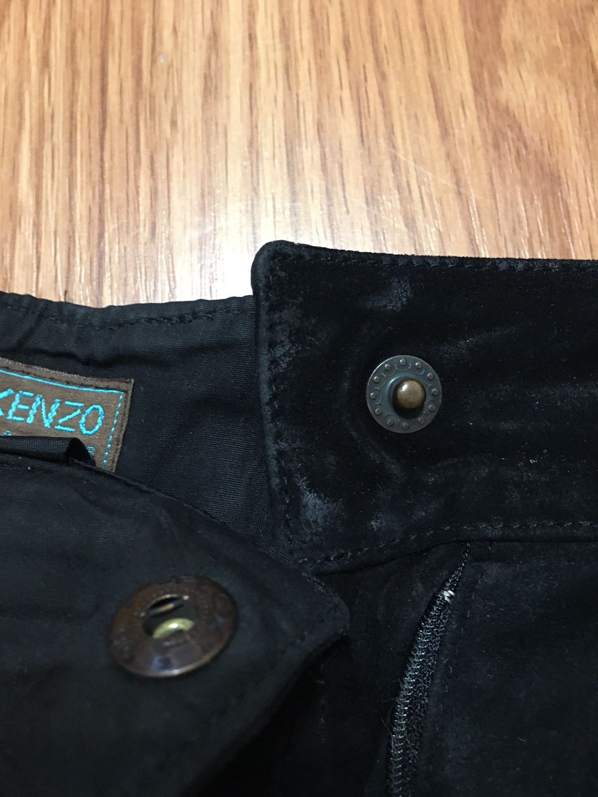 Kenzo KENZO Paris Black Calfskin Leather Vintage Pants Size EU 38 Size 27" / US 4 / IT 40 - 11 Thumbnail