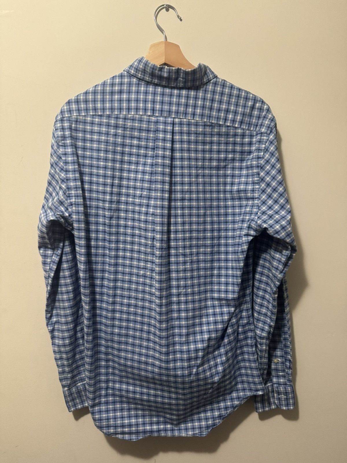 Polo Ralph Lauren Striped Blue Polo Slim Oxford Shirt Size US M / EU 48-50 / 2 - 3 Thumbnail