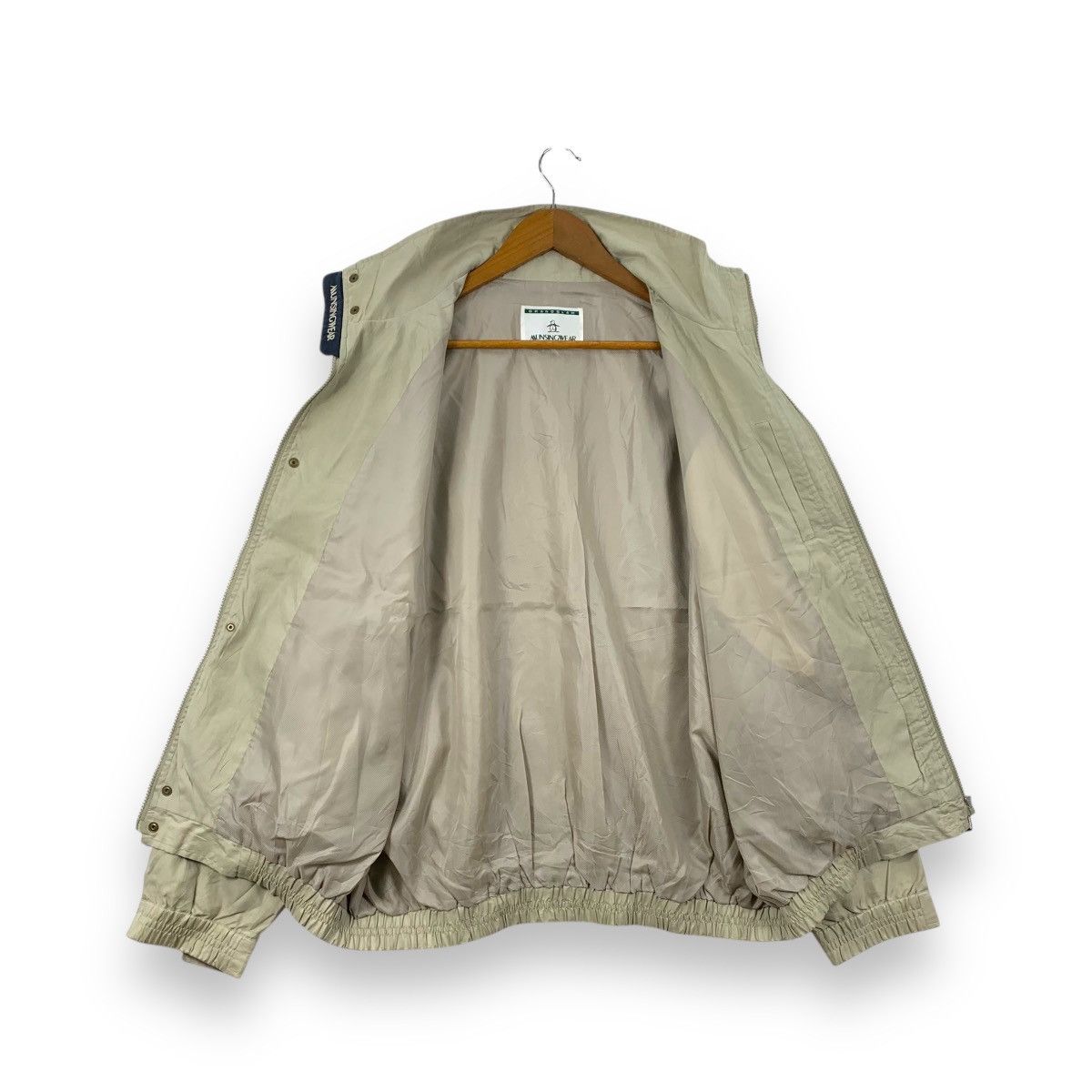 Vintage Vintage MUNSINGWEAR GRAND SLAM Beige Windbreaker Jacket Size US XXL / EU 58 / 5 - 4 Thumbnail