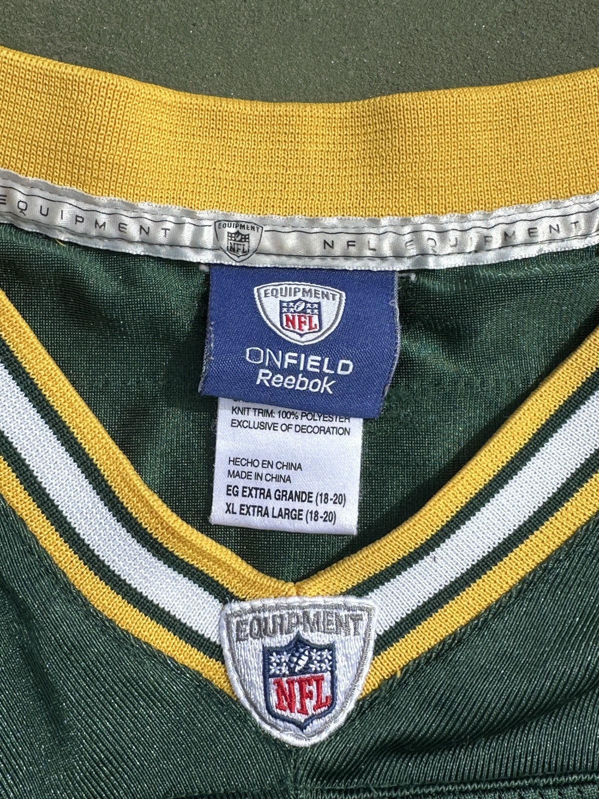 NFL × Reebok Faded Green Bay Packers Jersey Size US XL / EU 56 / 4 - 4 Thumbnail