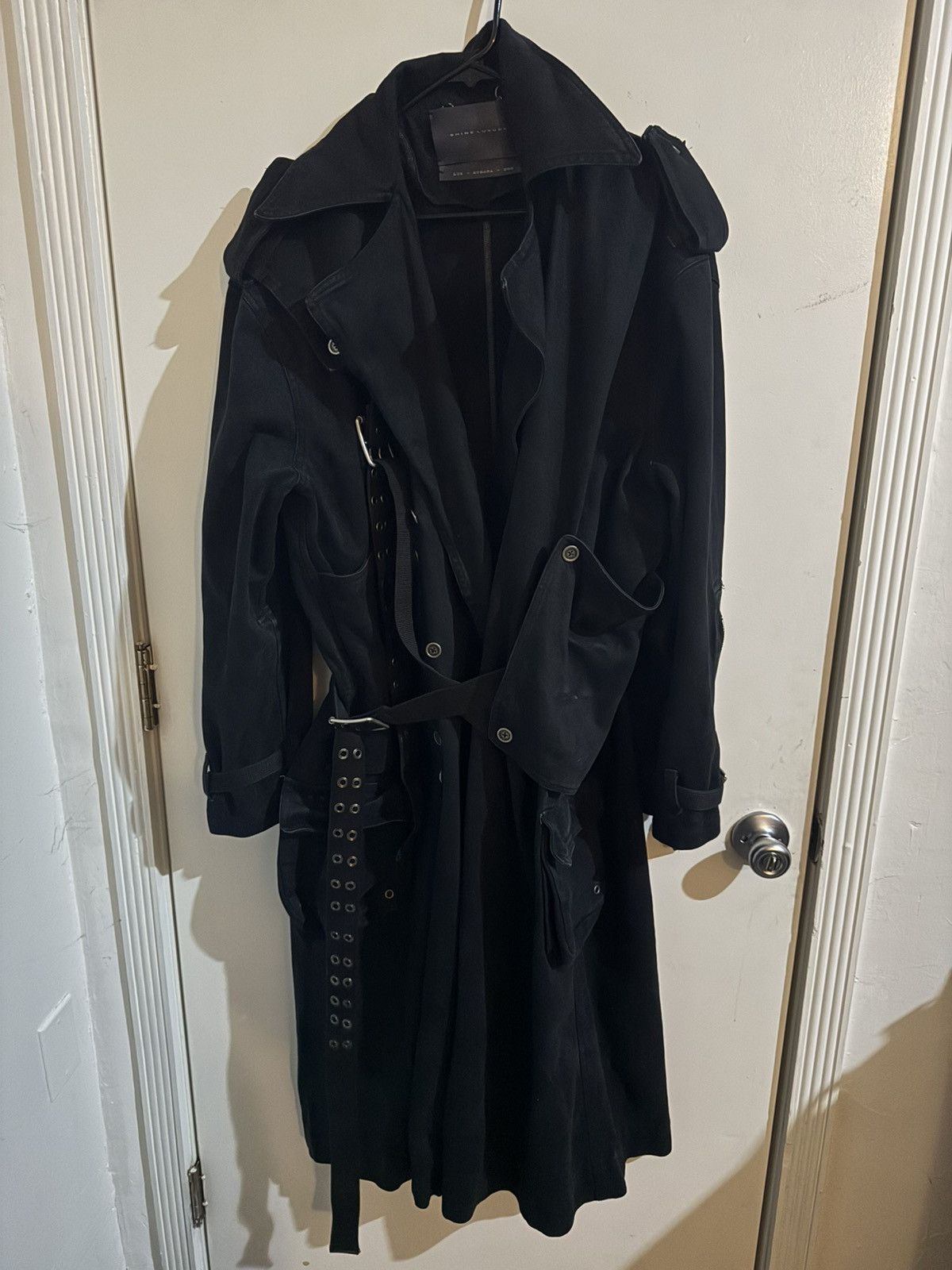 SHINE LUXURY Shine Luxury Gomb Trench Coat Size US L / EU 52-54 / 3 - 3 Thumbnail