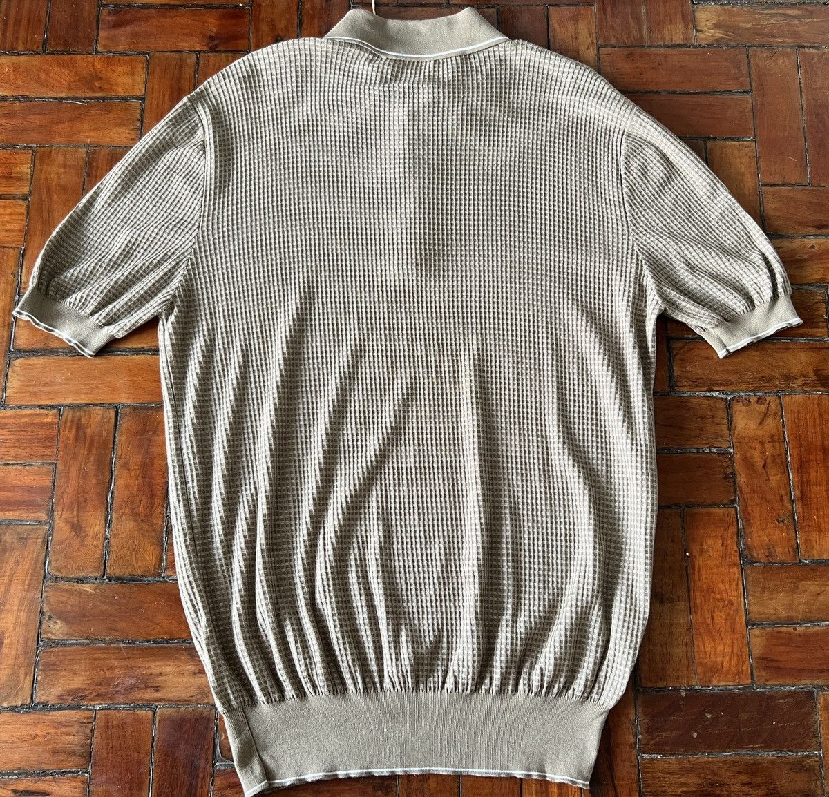 Hermes Hermes old money textured polo Size US M / EU 48-50 / 2 - 11 Thumbnail