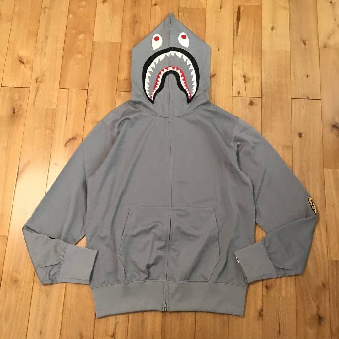 Bape 2009 BAPE Teriyaki Alien Jersey Shark Full Zip Hoodie NIGO Size US M / EU 48-50 / 2 - 1 Thumbnail