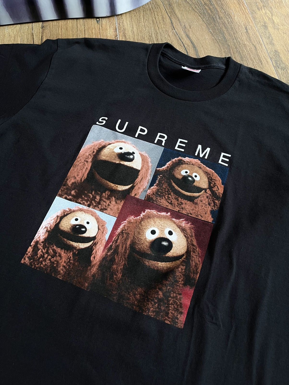 image of Supreme Tee in Black, Men's (Size XL)