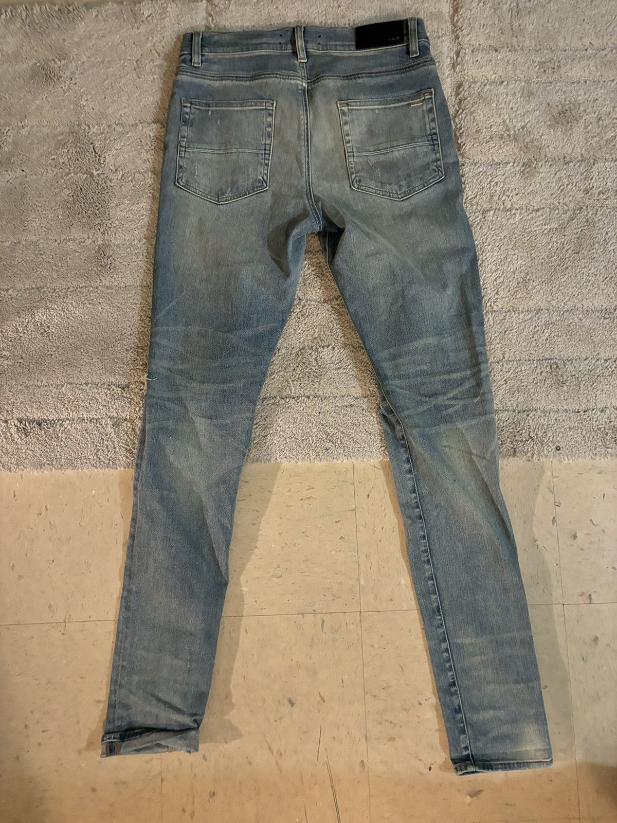 Amiri Mike Amiri Double Slash Distressed Jeans Size US 32 / EU 48 - 10 Thumbnail